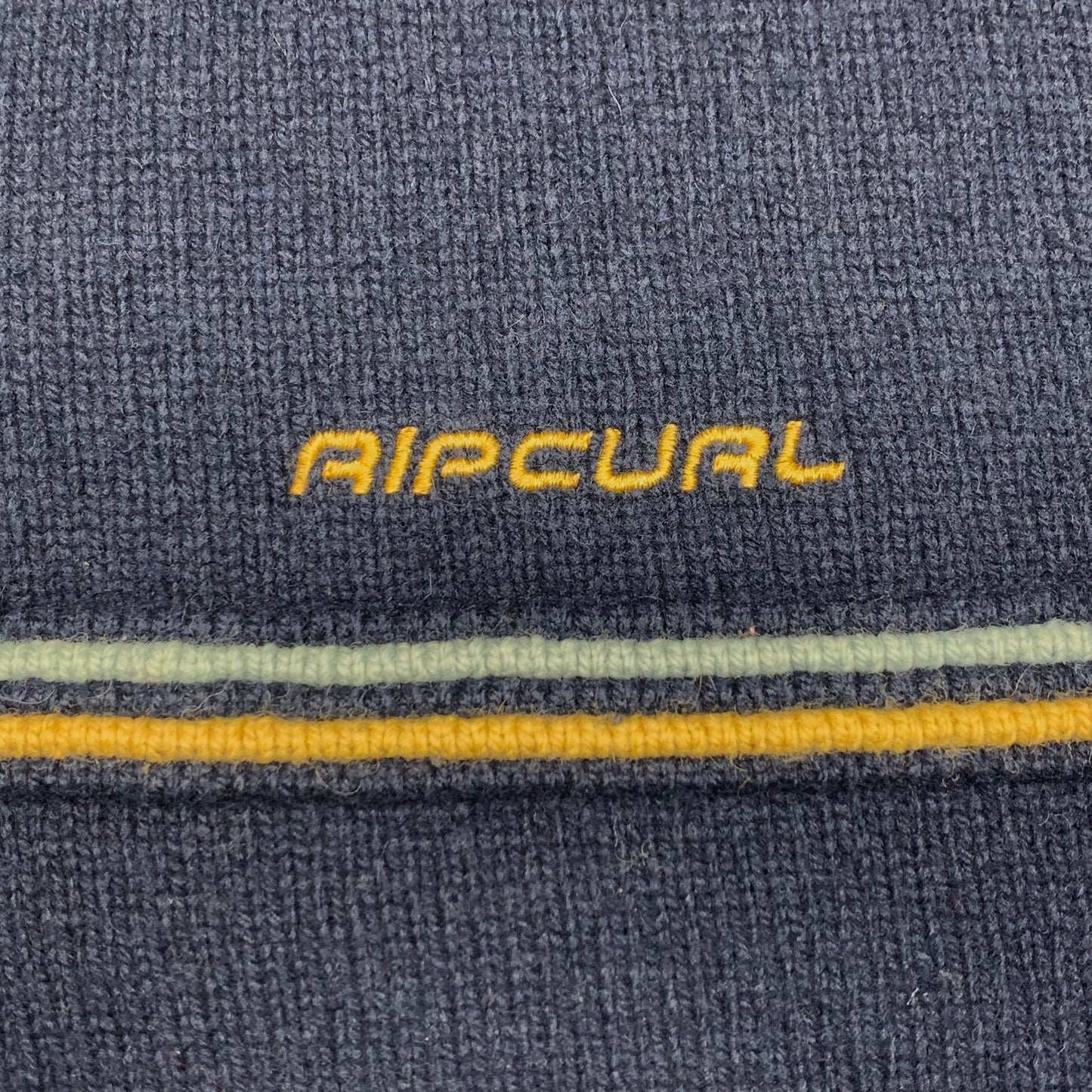 Rip Curl 00s navy quarter zip knit