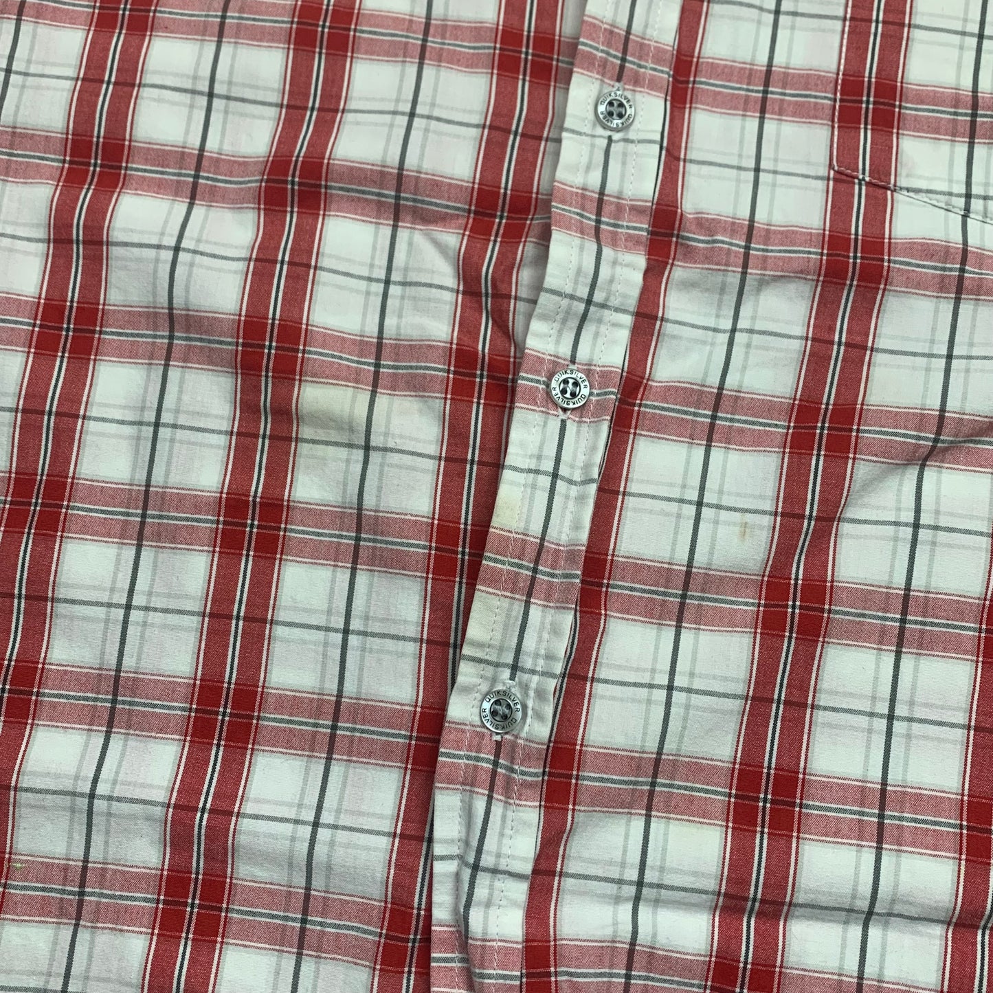 Quiksilver 00s plaid button shirt