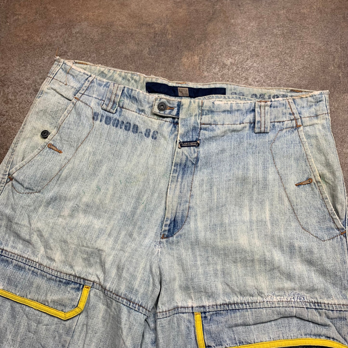 Marithé et François Girbaud 00s blue baggy jorts