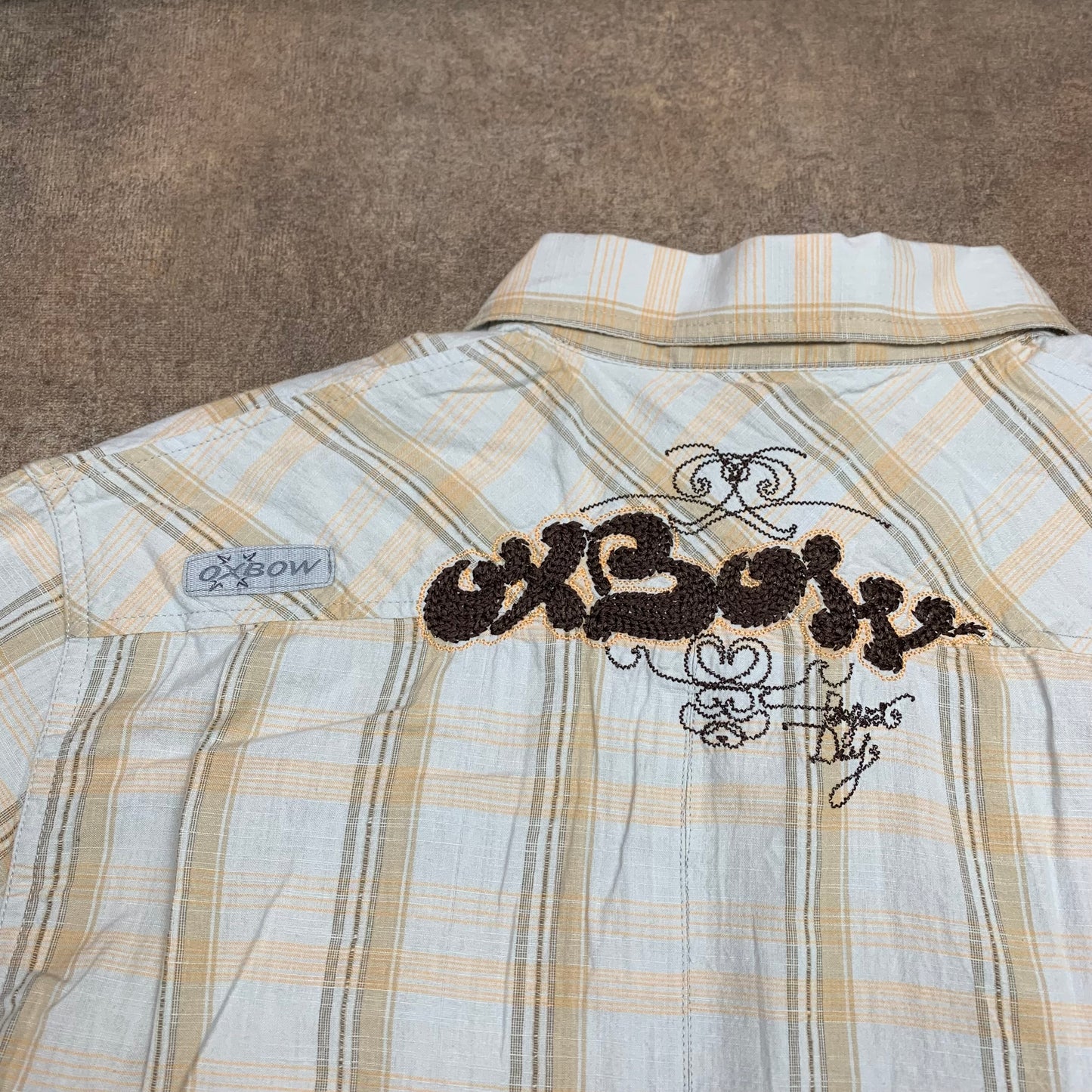 Oxbow 00s deadstock graphic button shirt