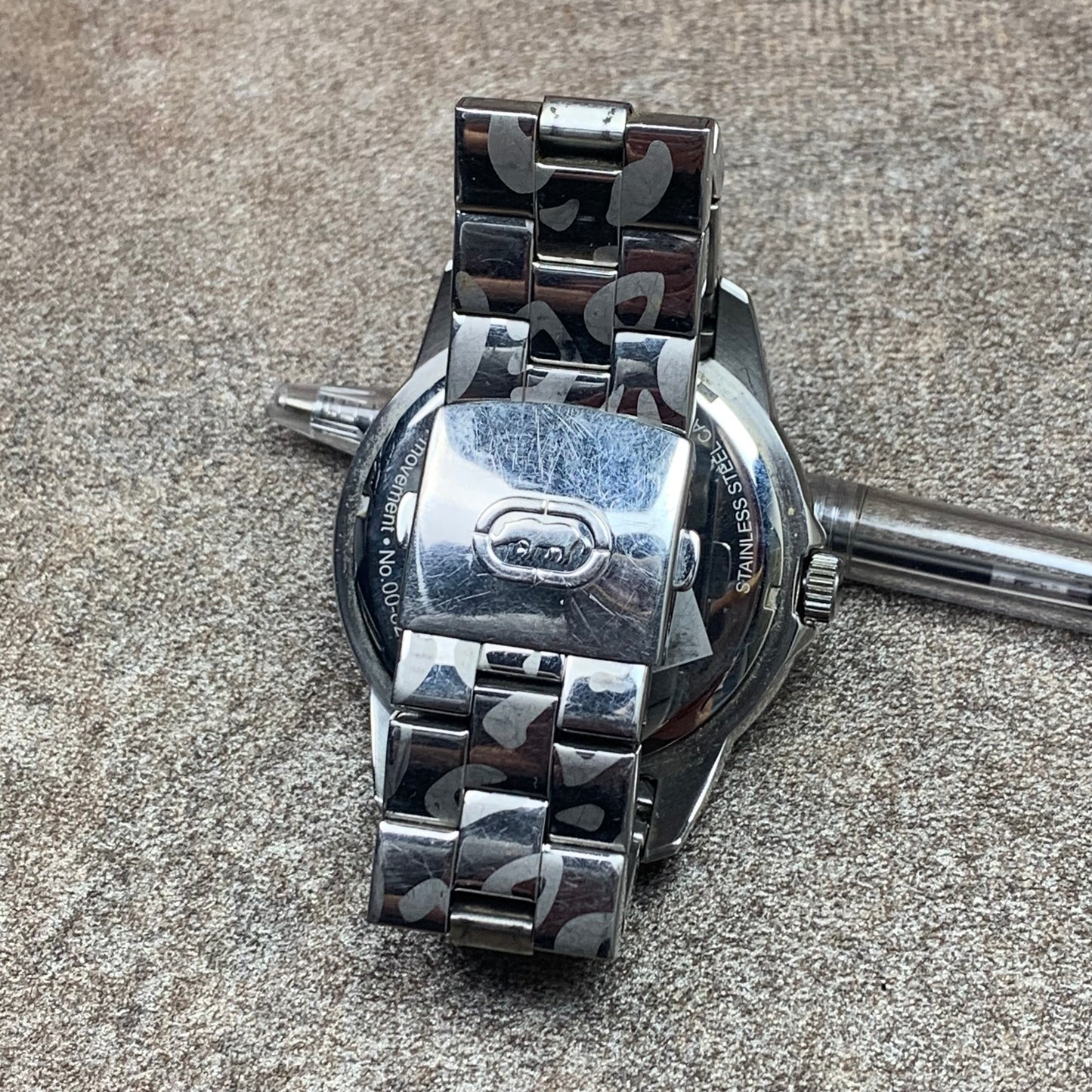 Ecko Unltd. 00s leopard print watch