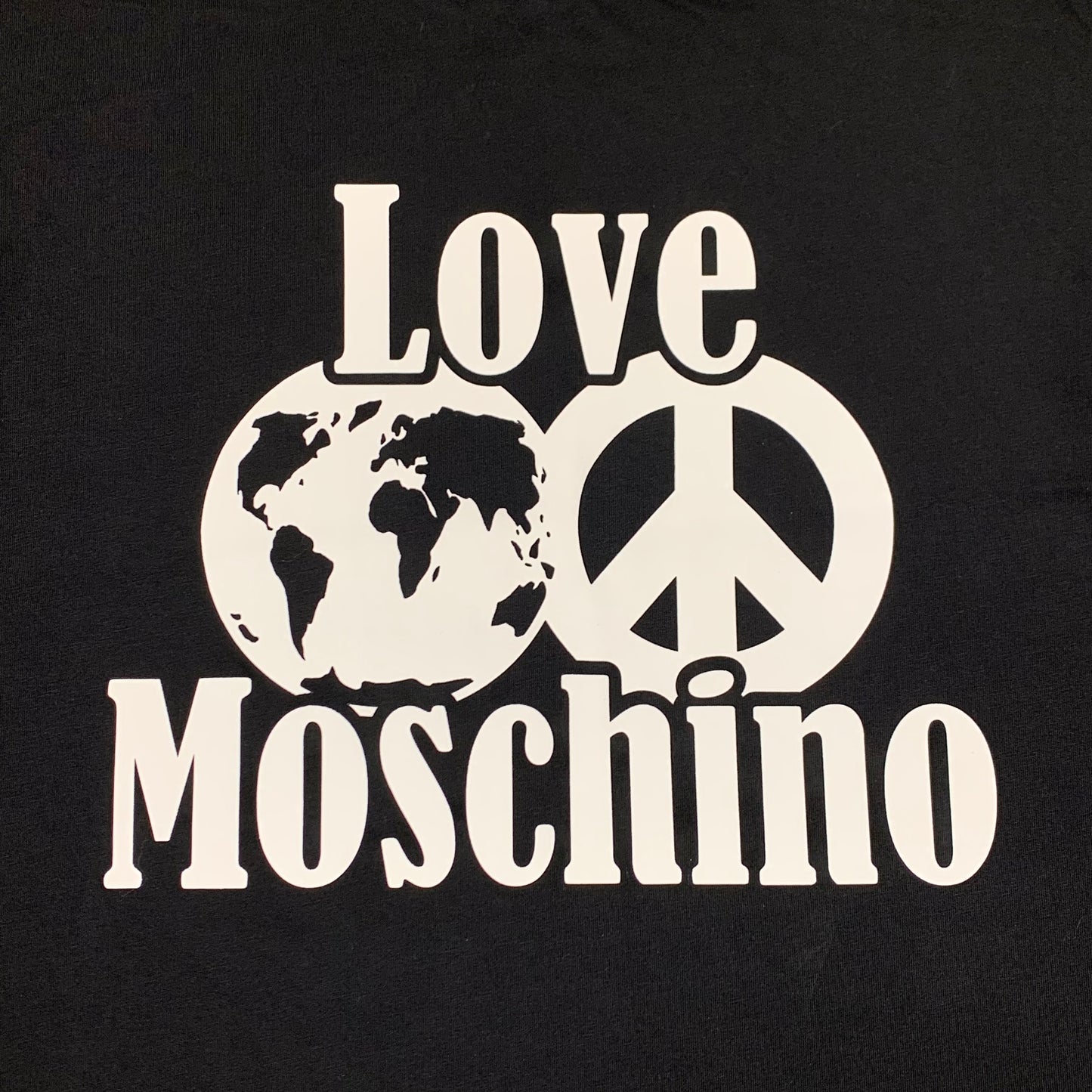 Love Moschino black graphic tee