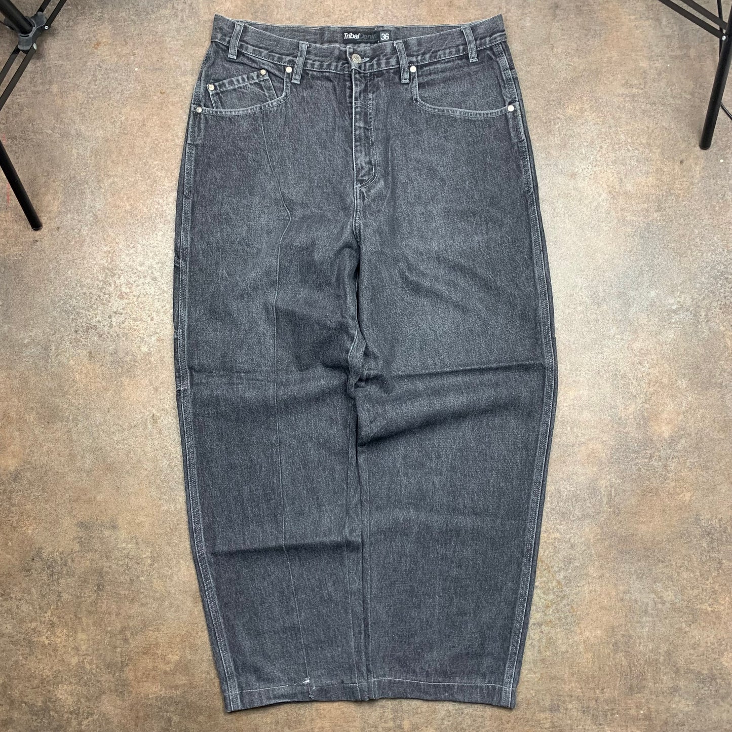 Tribal Denim 90s black carpenter jeans