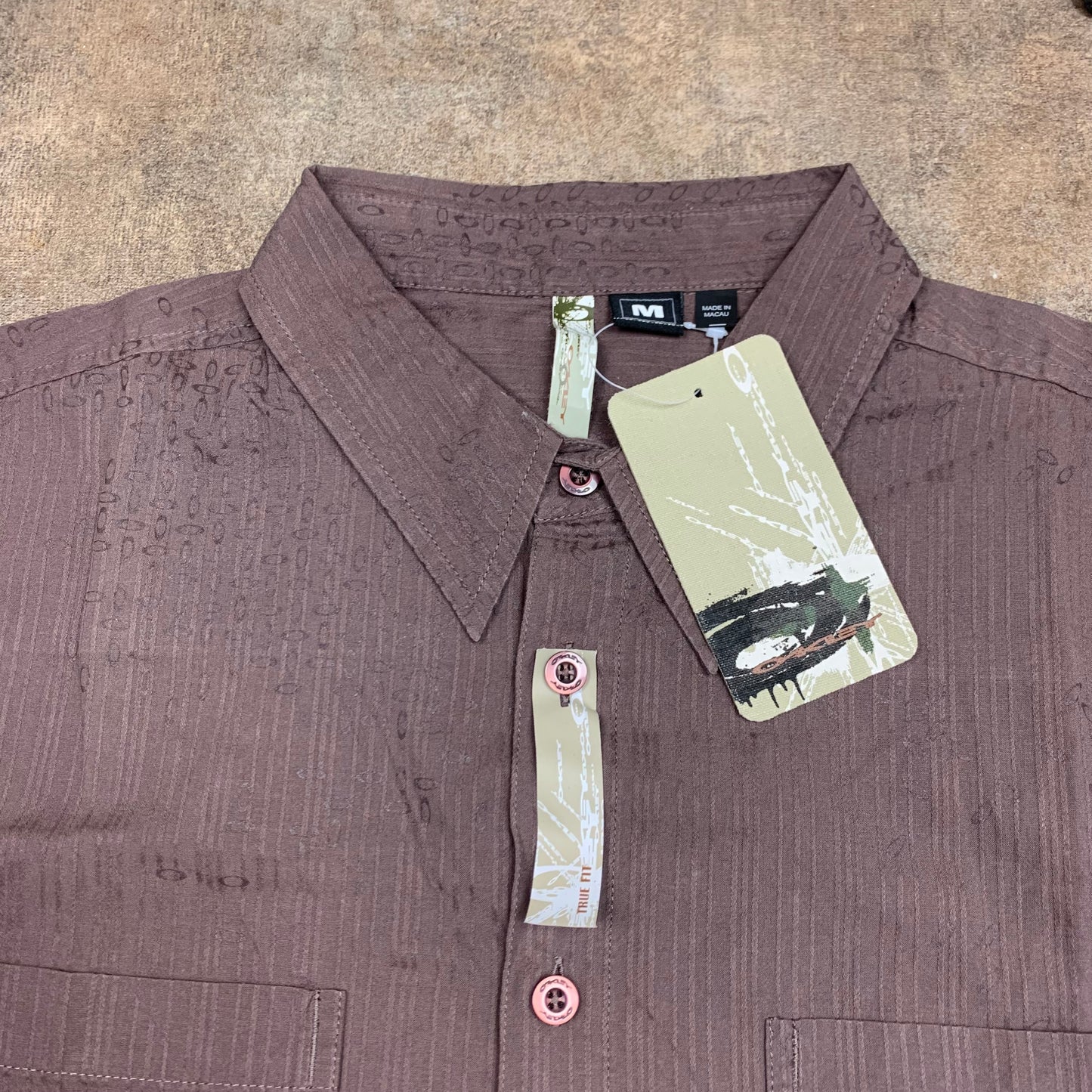 Oakley 00s brown graphic shirt