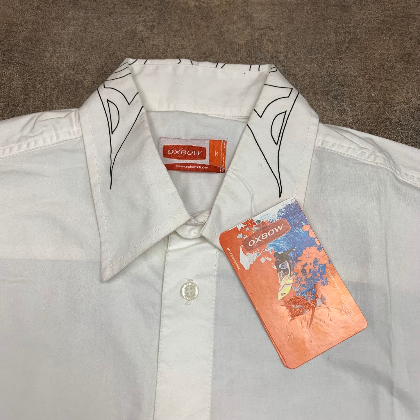 Oxbow 00s deadstock graphic button shirt