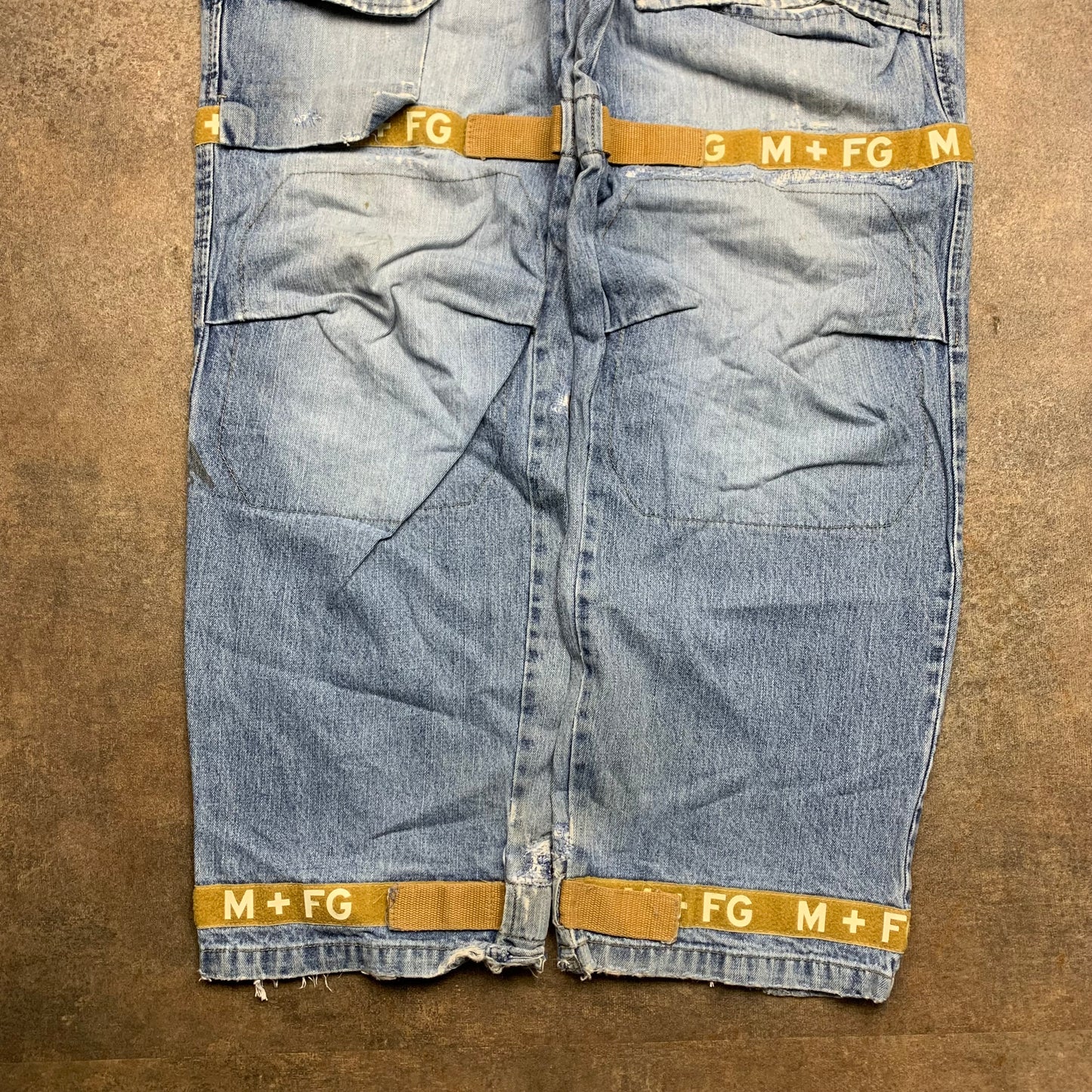 Marithé + François Girbaud 00s baggy velcro jeans