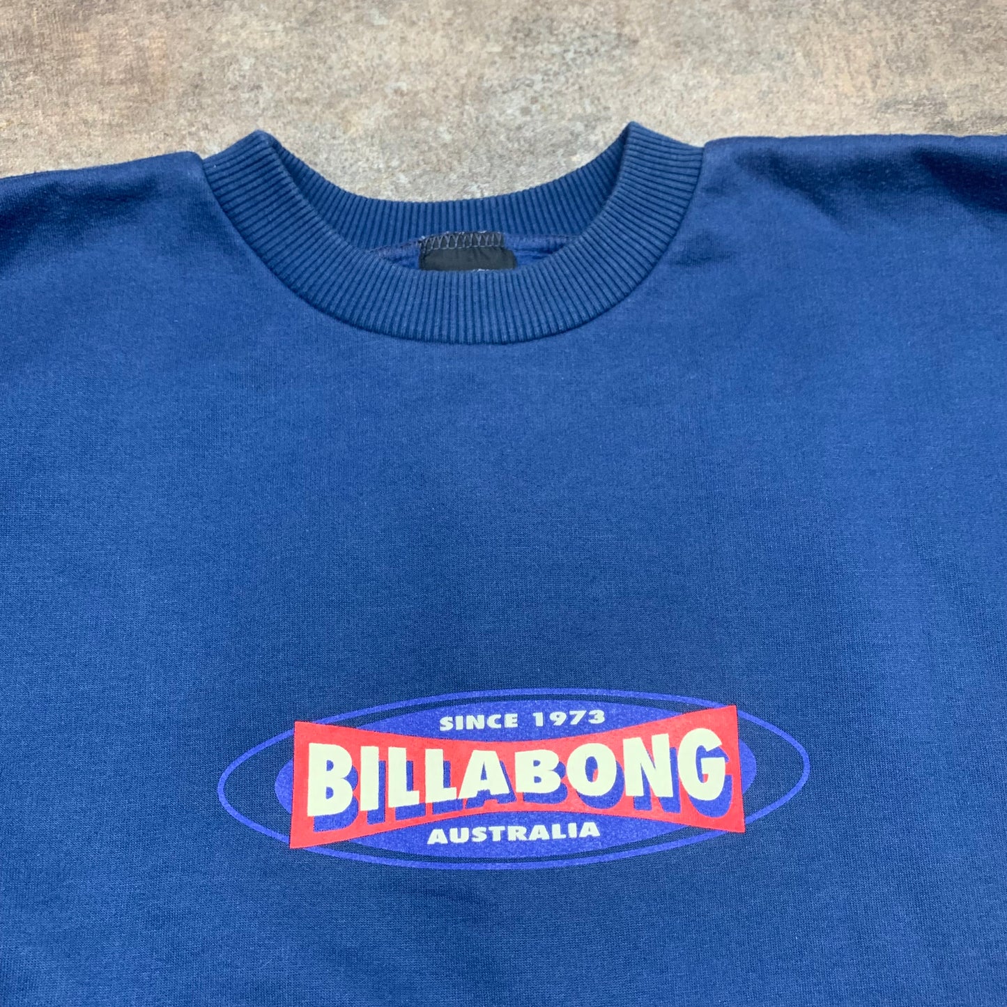Billabong 90s graphic navy sweatshirt