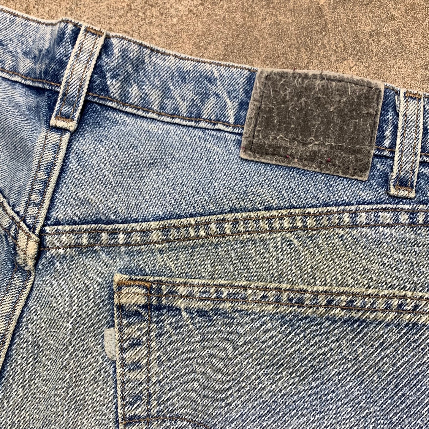 Levi's Silvertab 00s baggy pale blue jorts