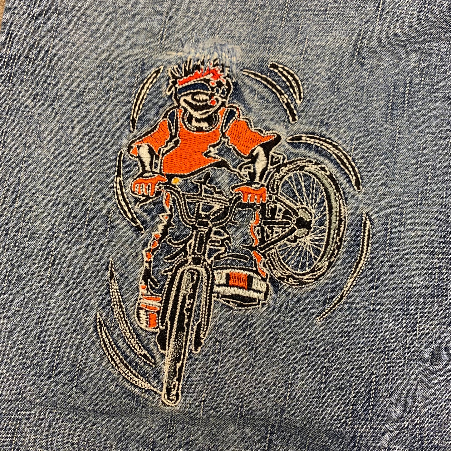Paco 00s baggy graphic carpenter jeans
