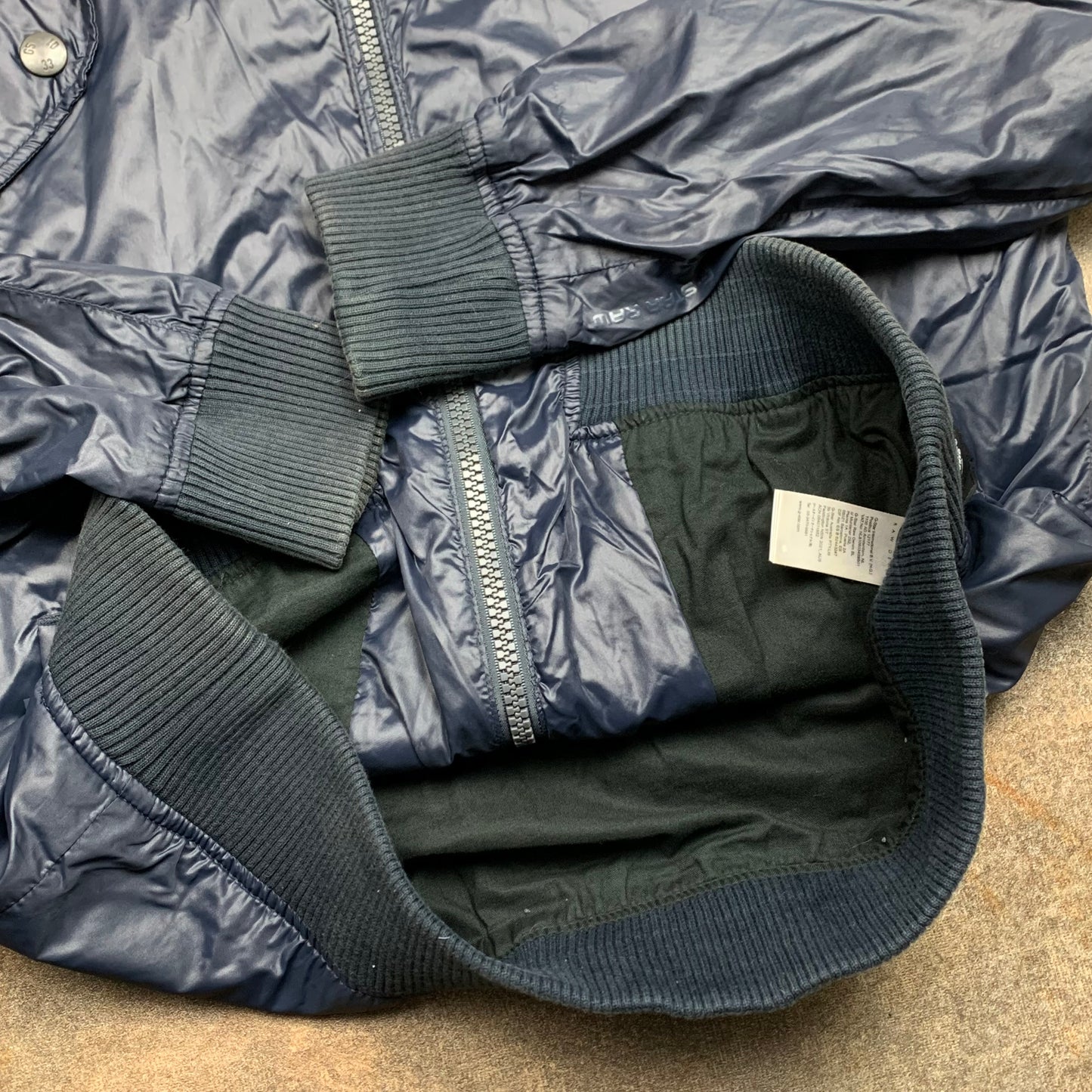 G-Star Raw 00s navy utilised bomber jacket