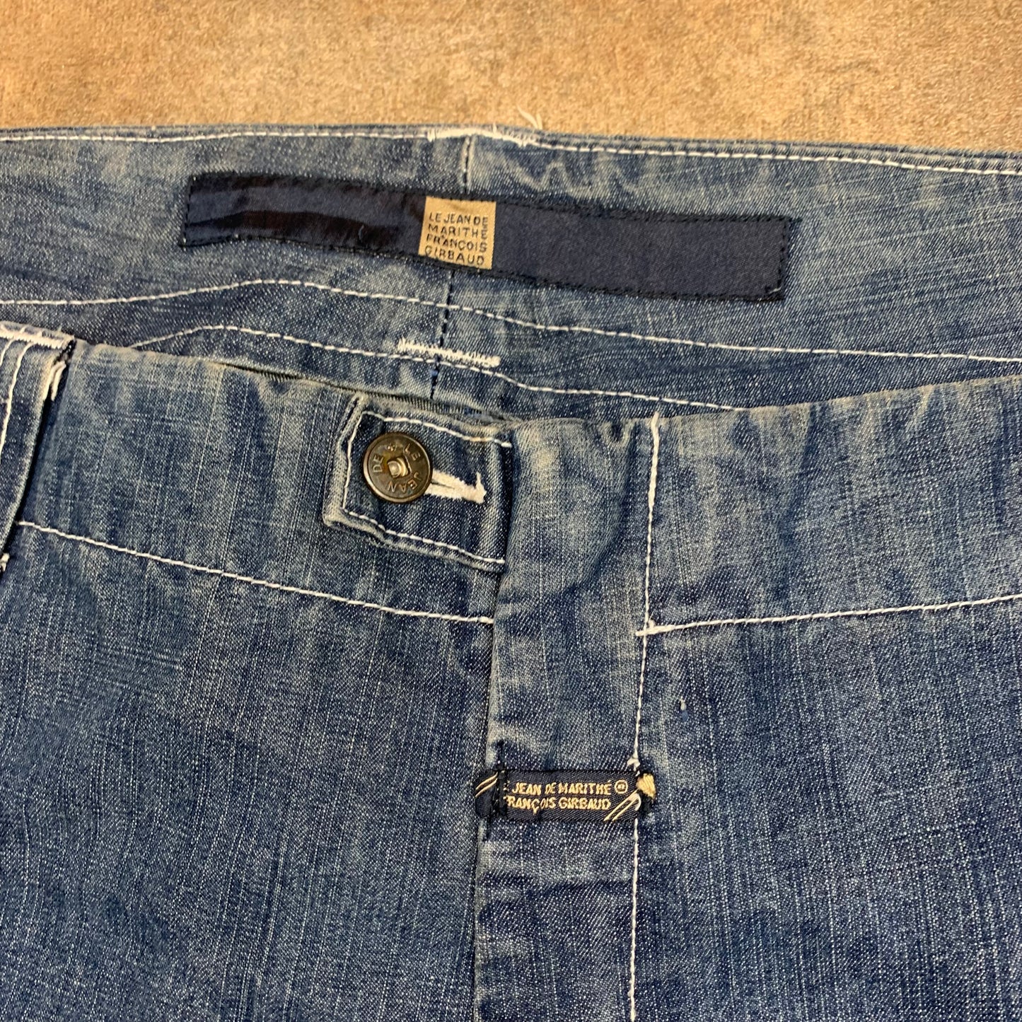 Marithé + François Girbaud 00s baggy velcro jeans