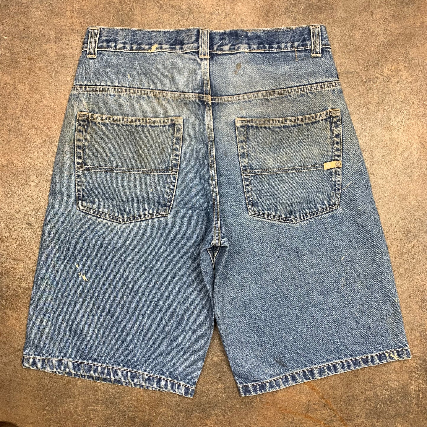 Southpole 00s blue baggy jorts