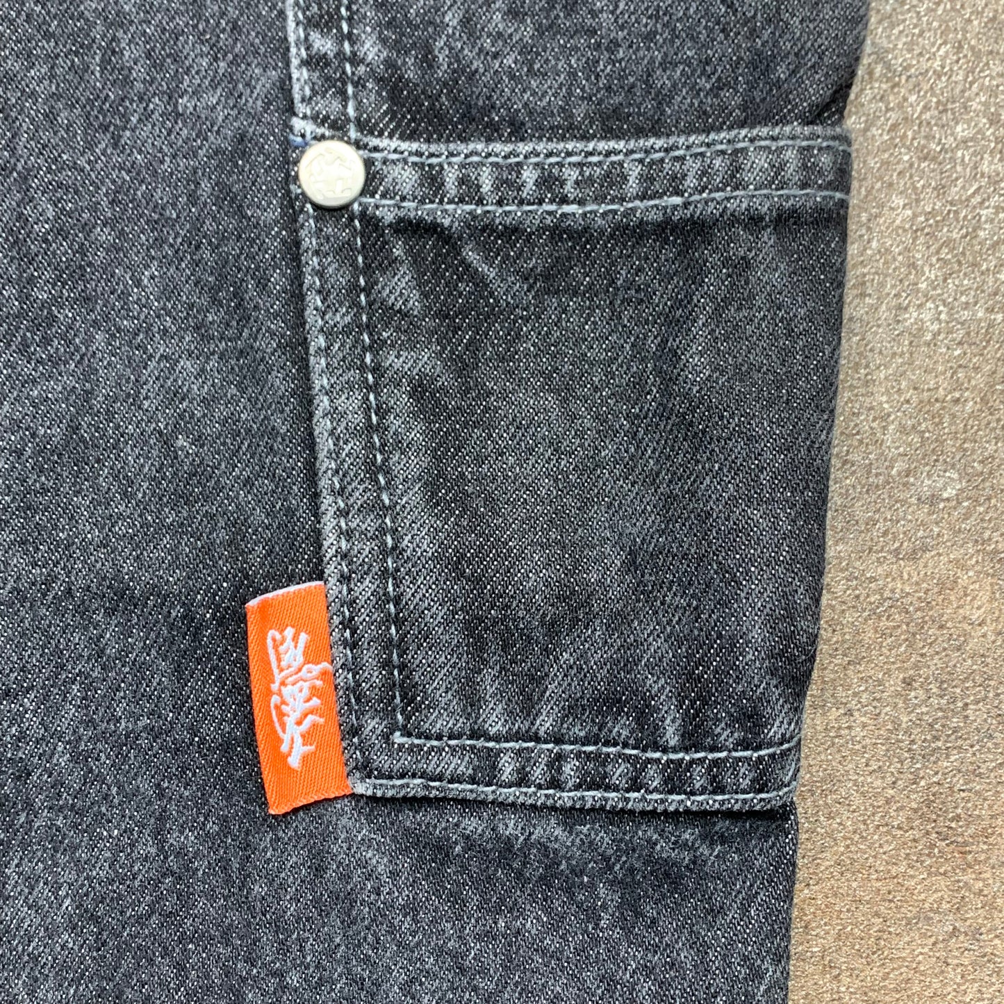 Tribal Denim 90s black carpenter jeans