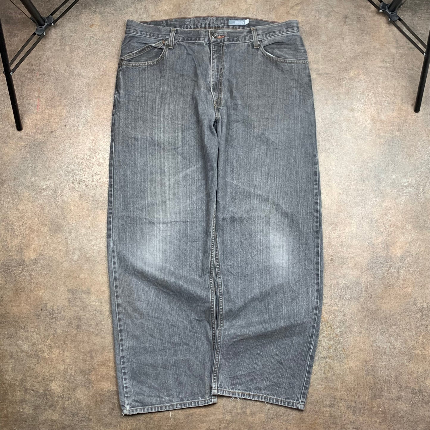 Levi's Silvertab 00s baggy black grey jeans