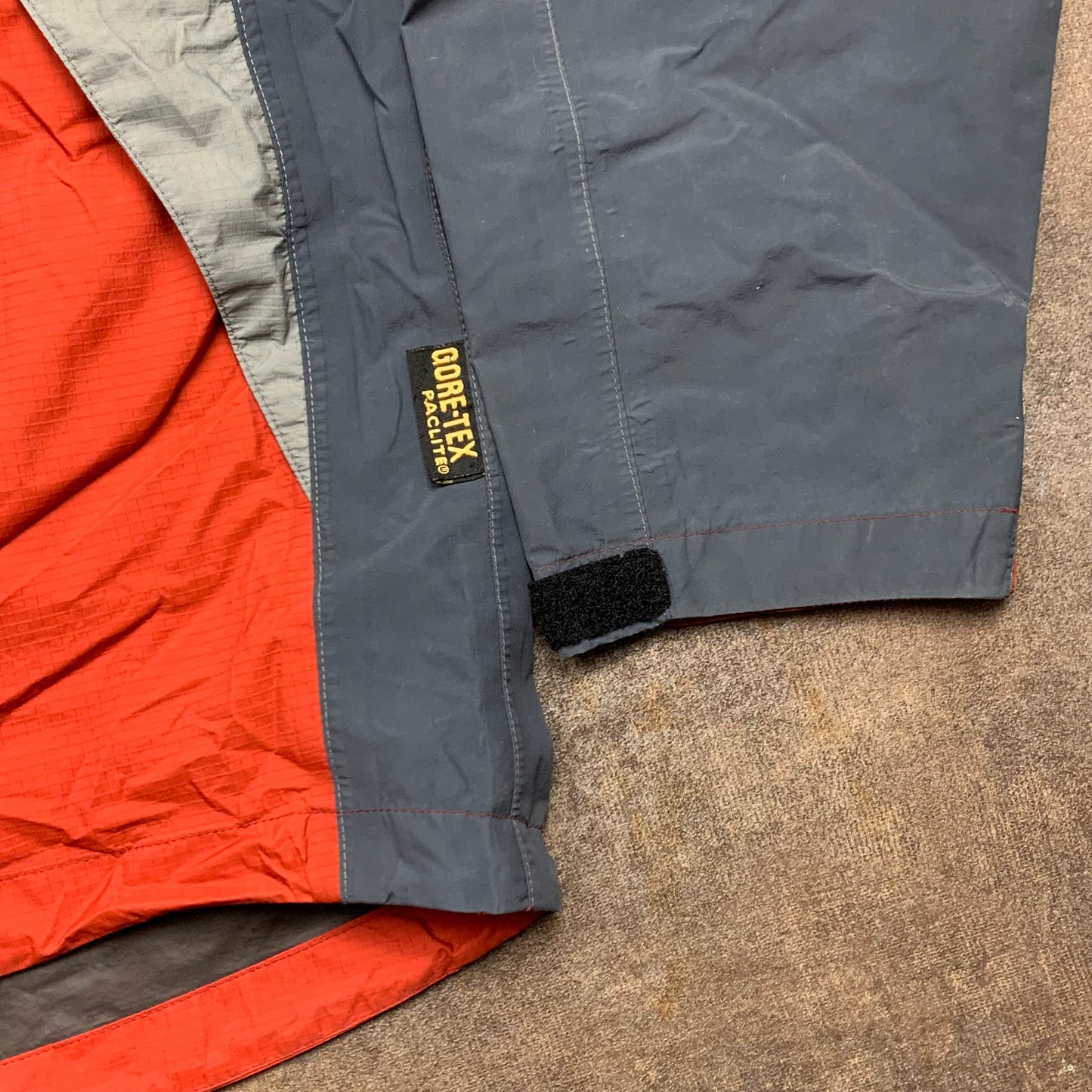Mammut 90s gore-tex utilised orange grey jacket