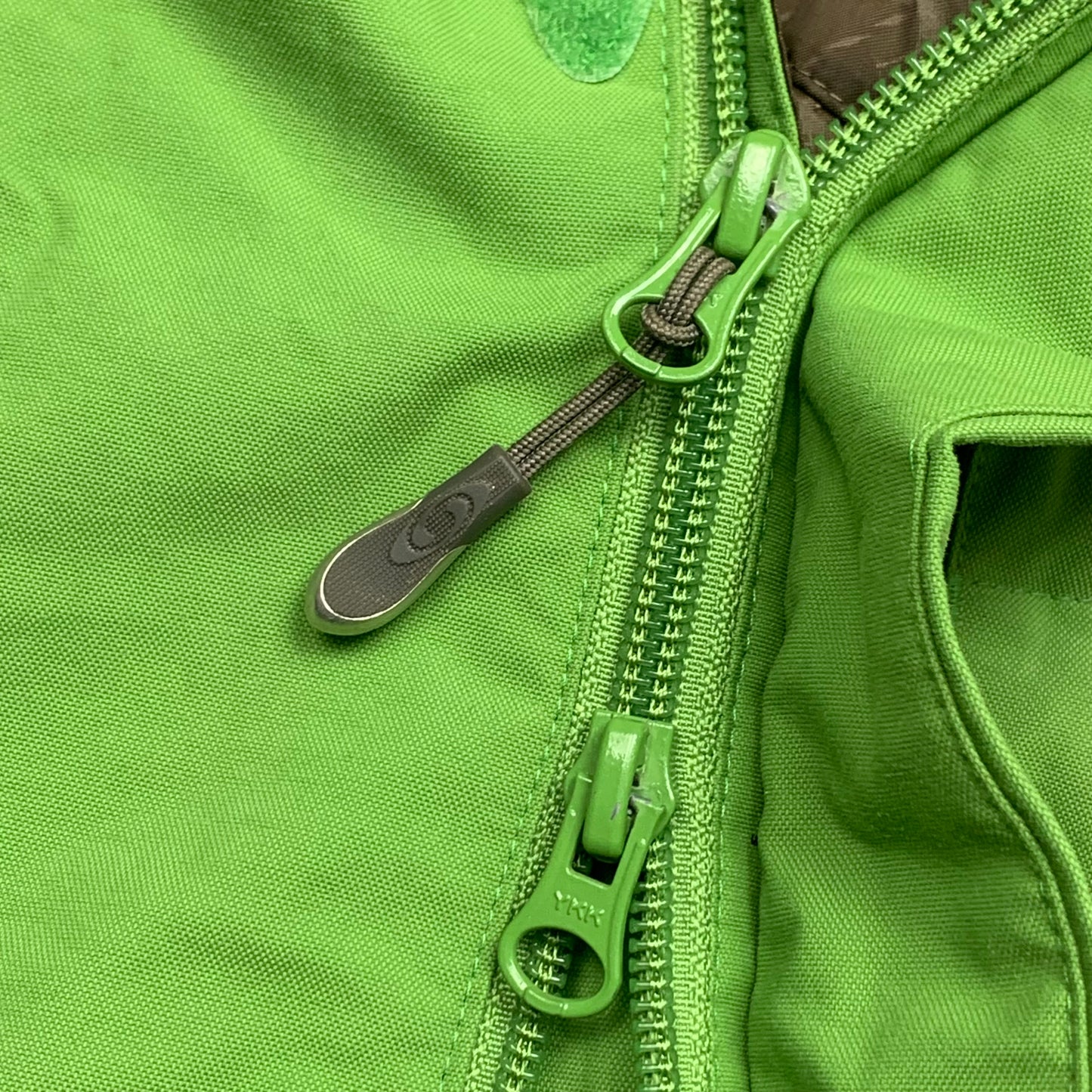 Salomon 00s 2 in 1 green grey utilised ski jacket