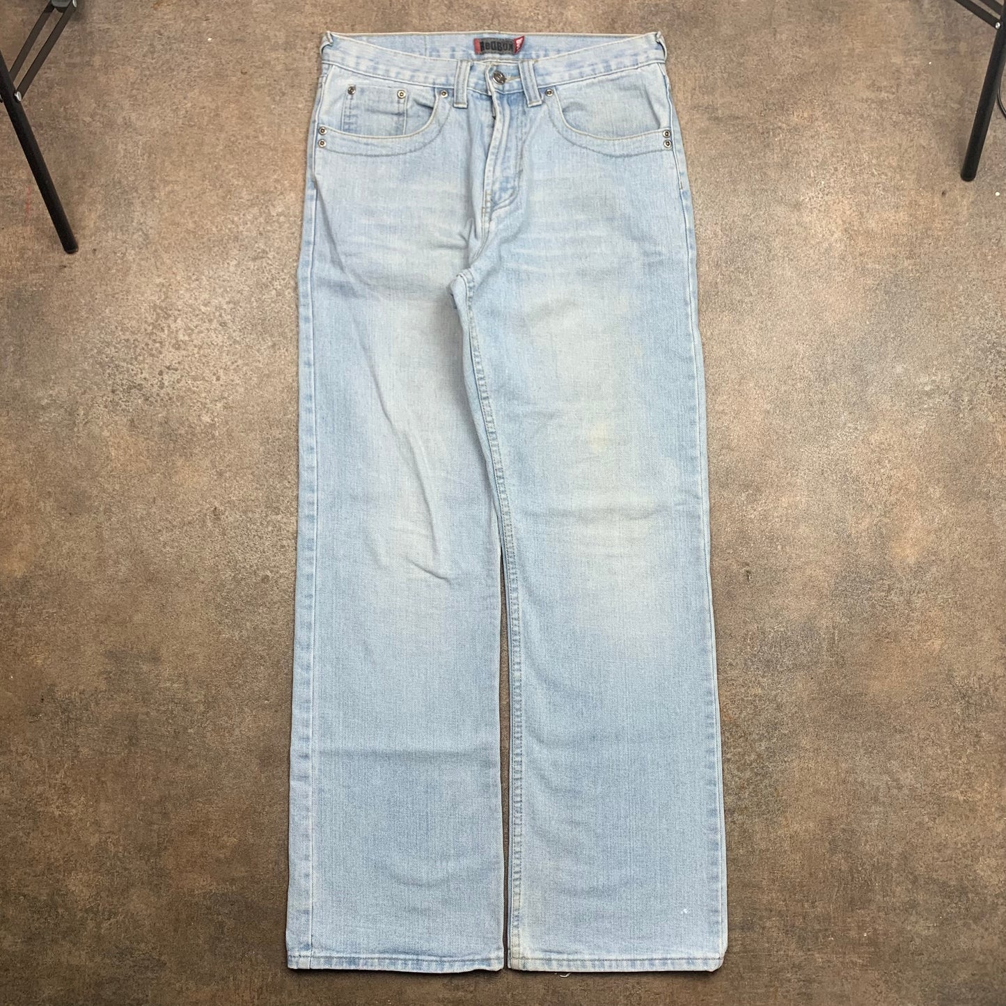RedBox 00s baggy pale blue denim jeans