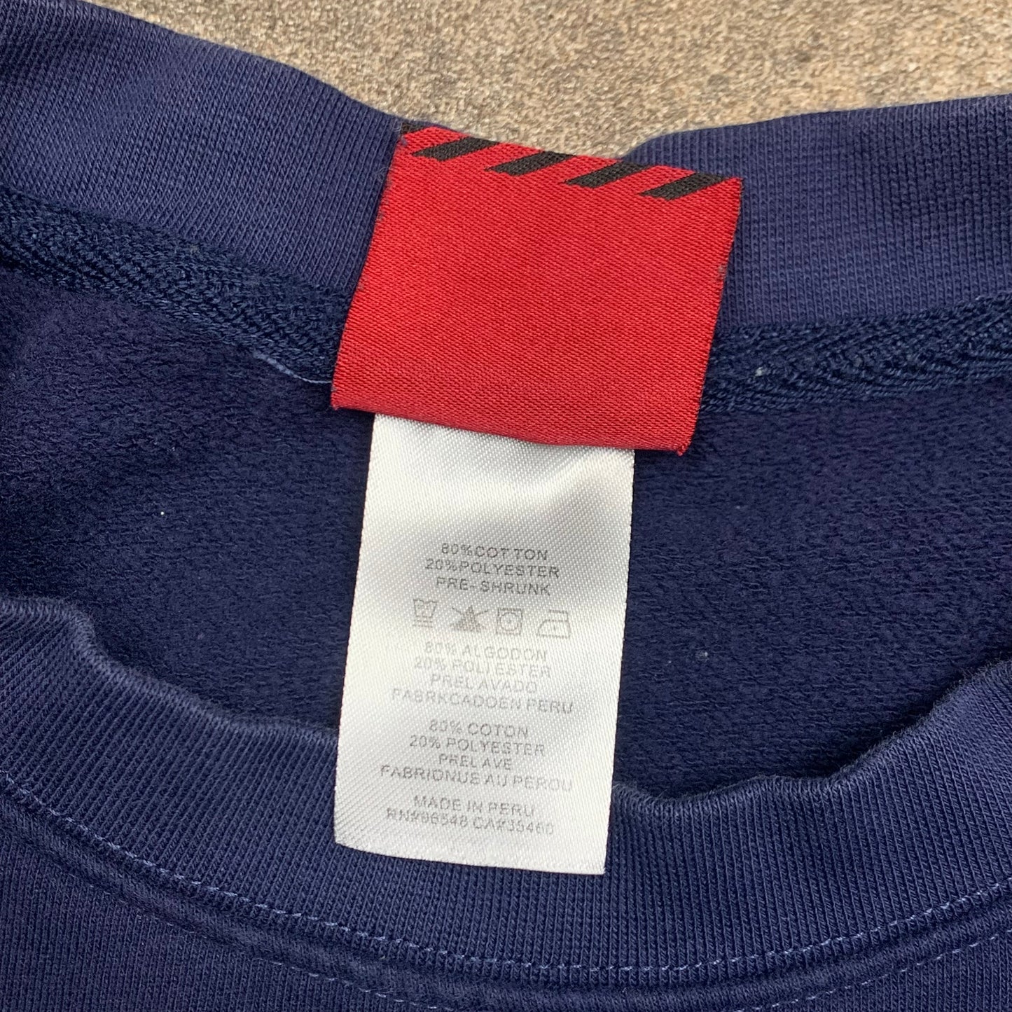Oakley Software 00s navy boxy logo sweatshirt