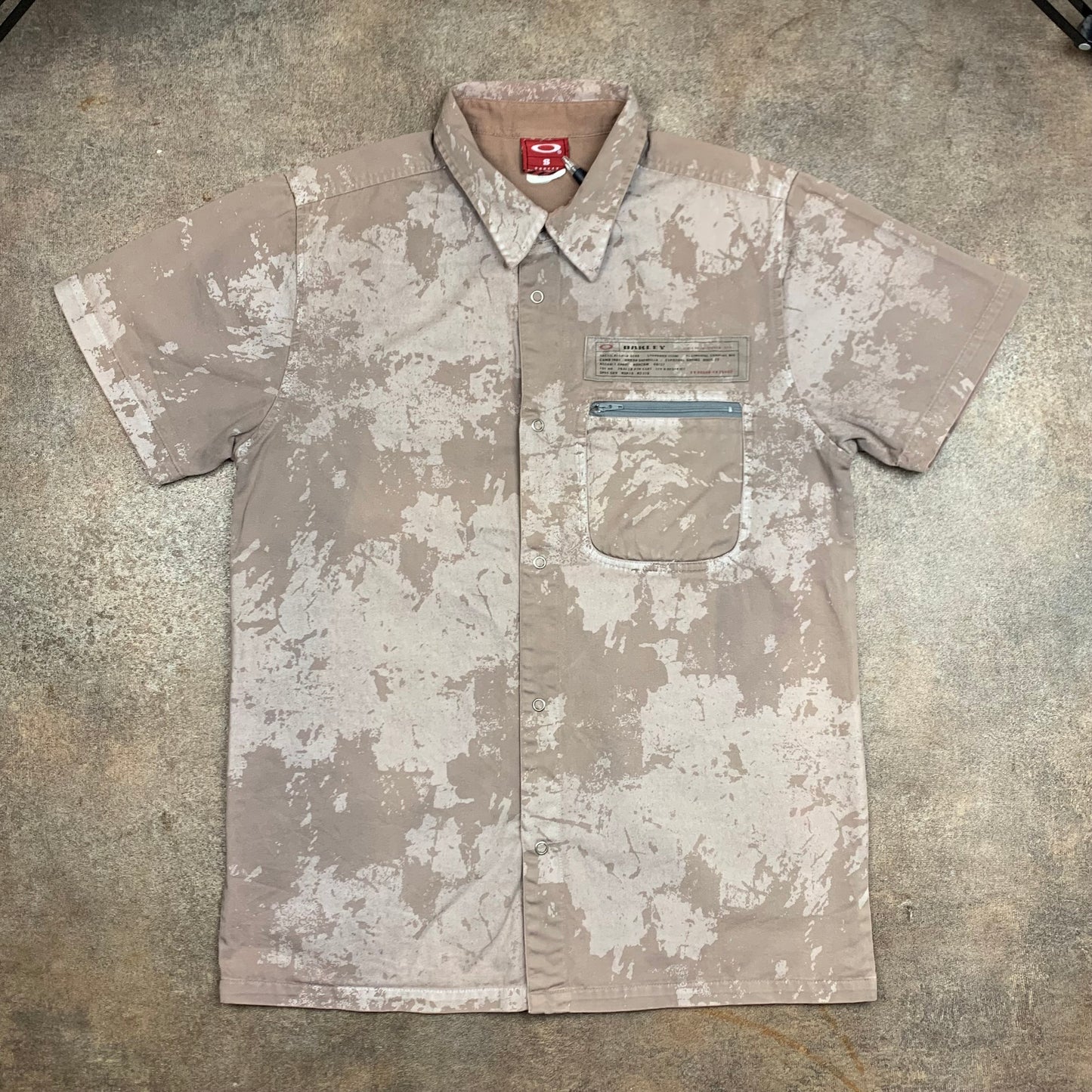 Oakley Software 00s brown camo shirt
