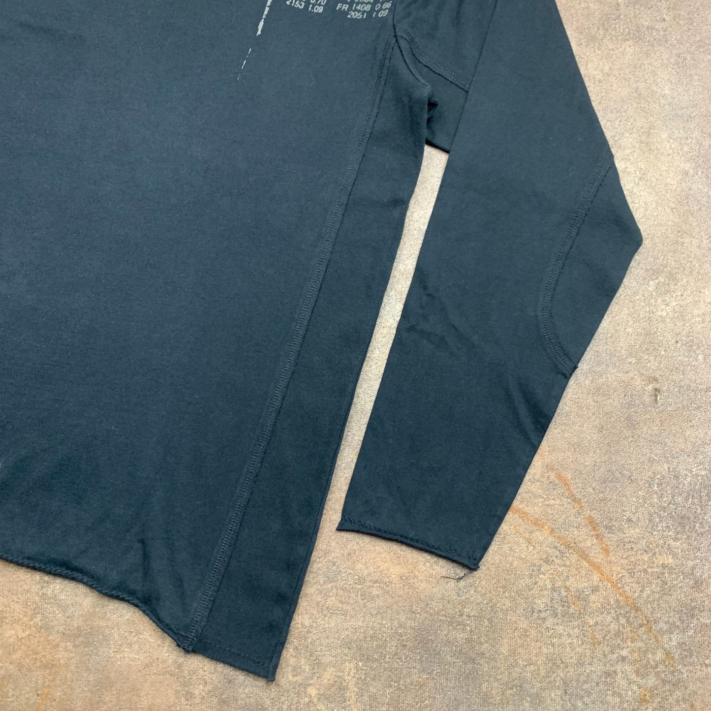 Rip Curl 00s black graphic long sleeve tee