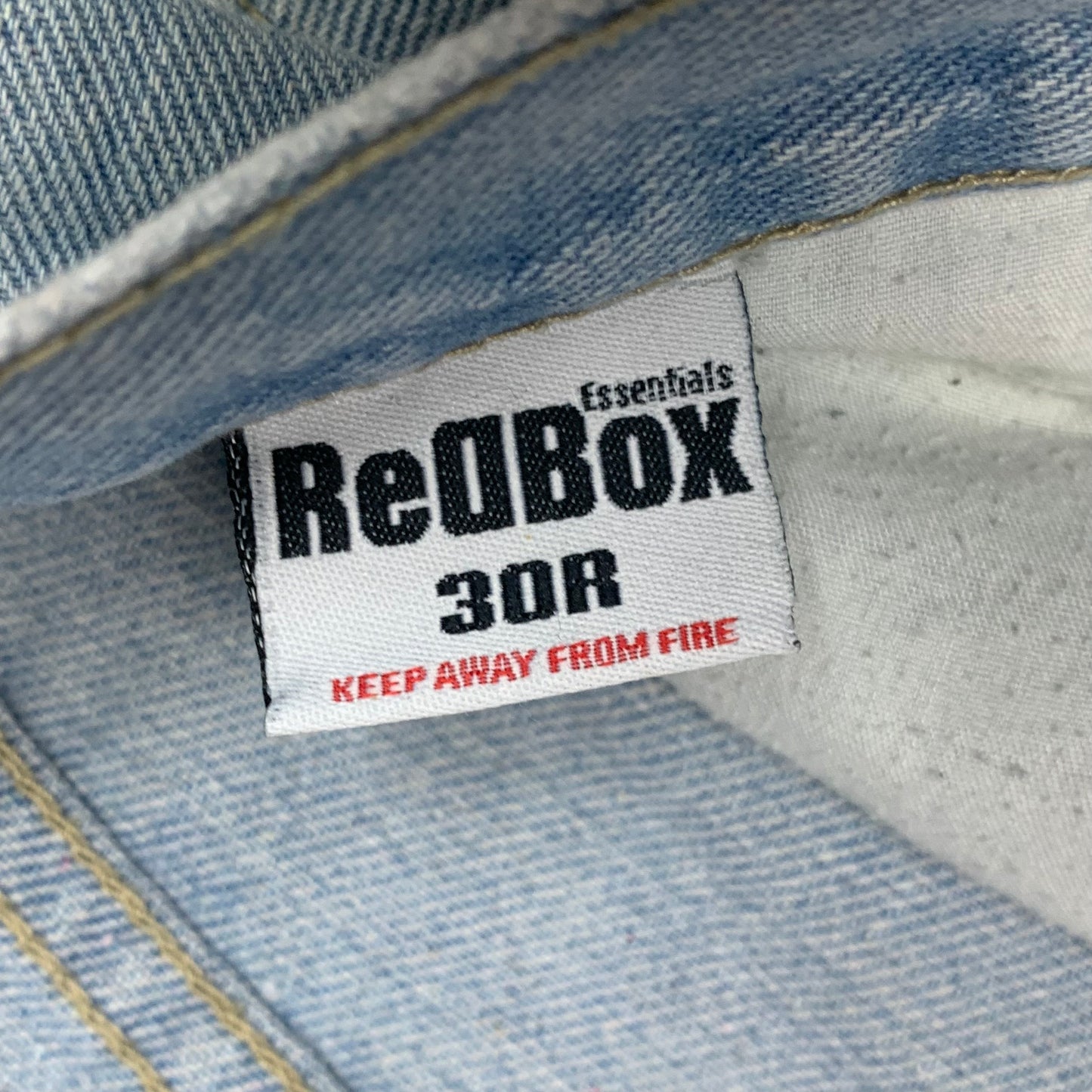 RedBox 00s baggy pale blue denim jeans
