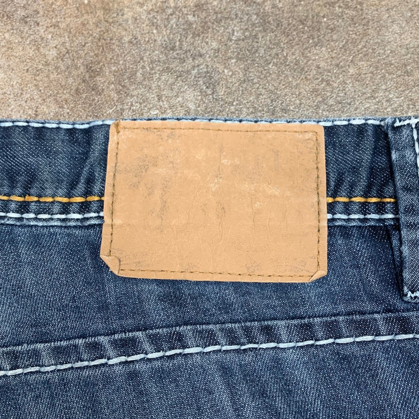 Southpole 00s straight leg embroidered jeans