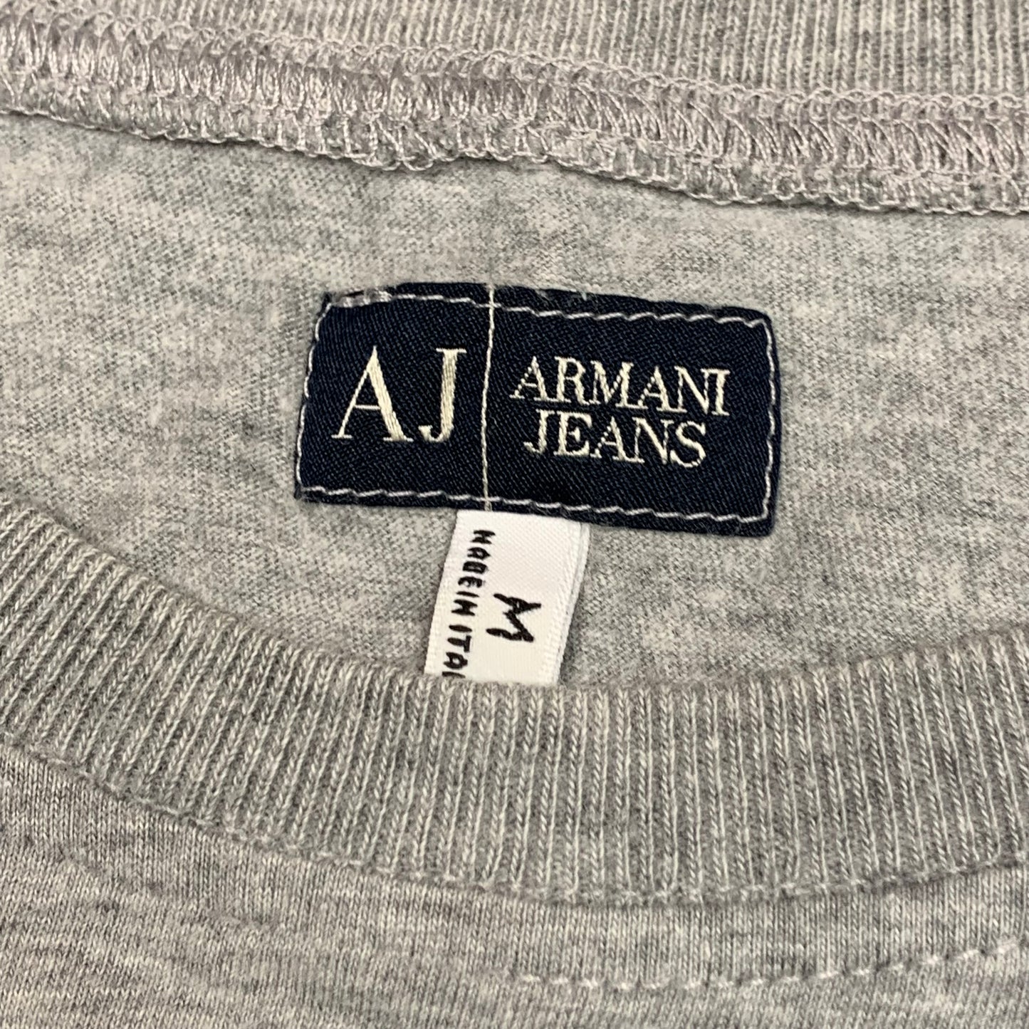 Armani Jeans 00s grey long sleeve tee