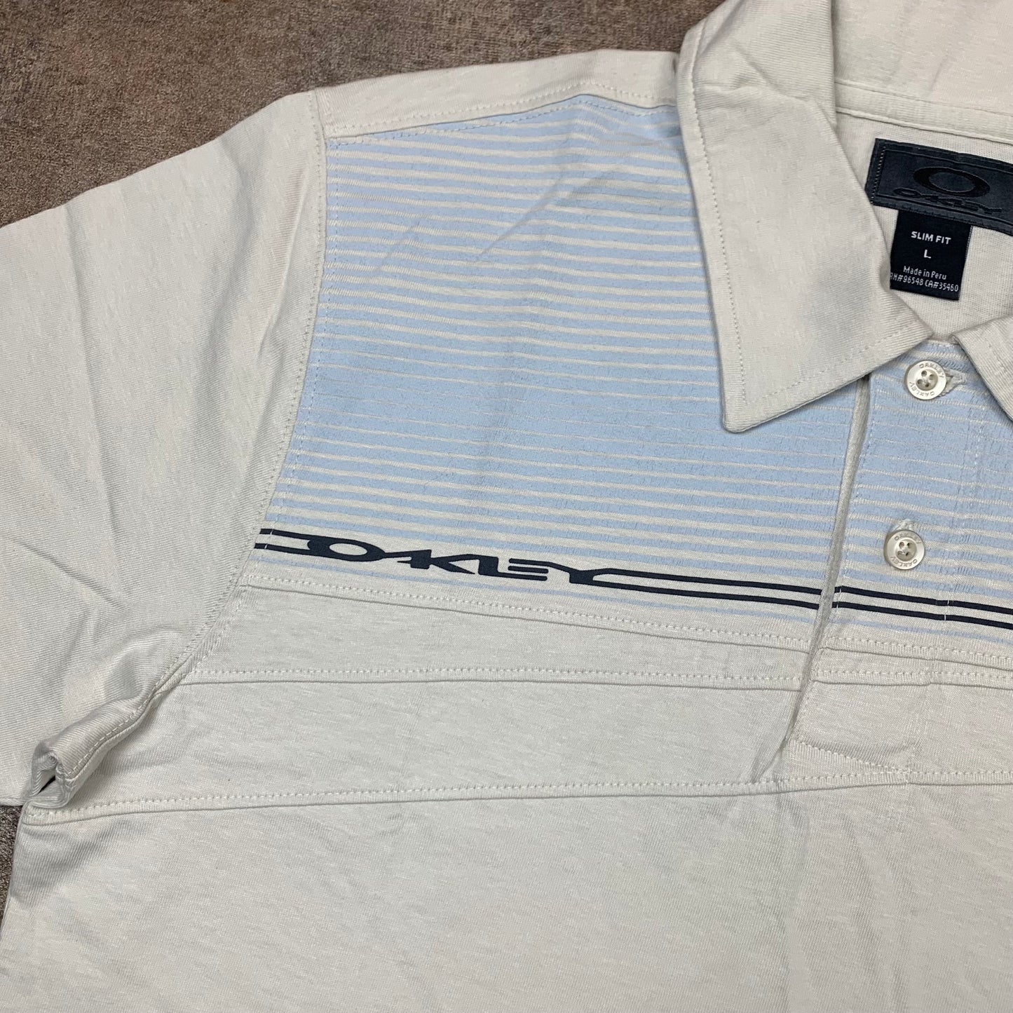 Oakley 00s deadstock graphic polo shirt