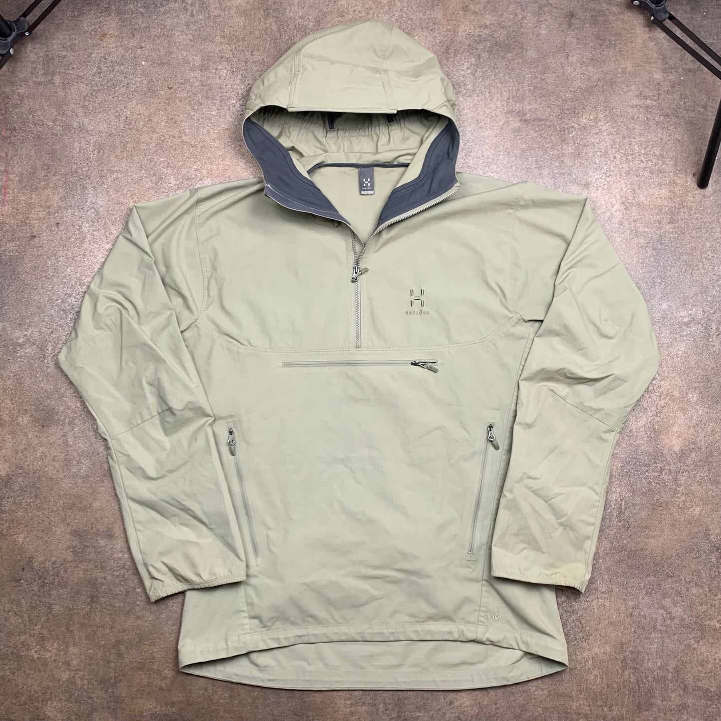 Haglöfs beige-khaki utilised sample jacket