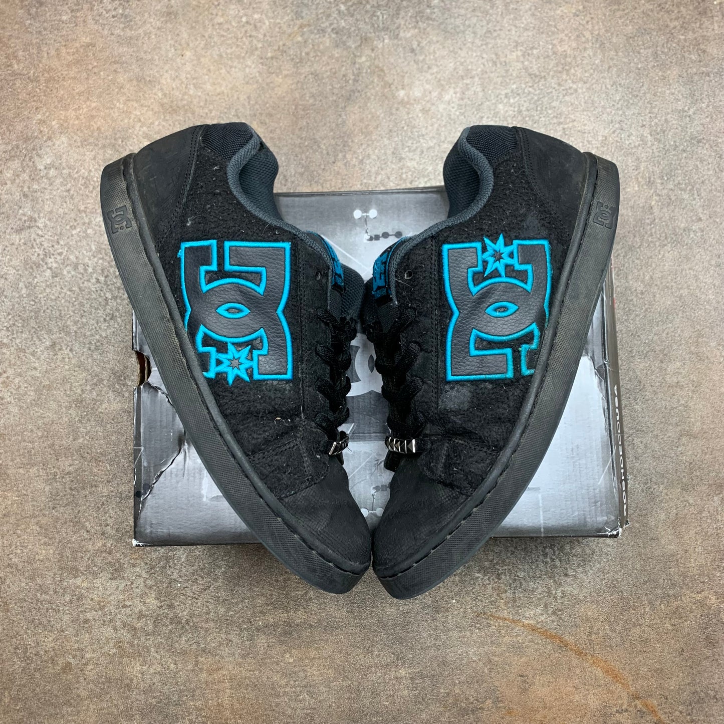 DC Shoes 00s studded grunge trainers