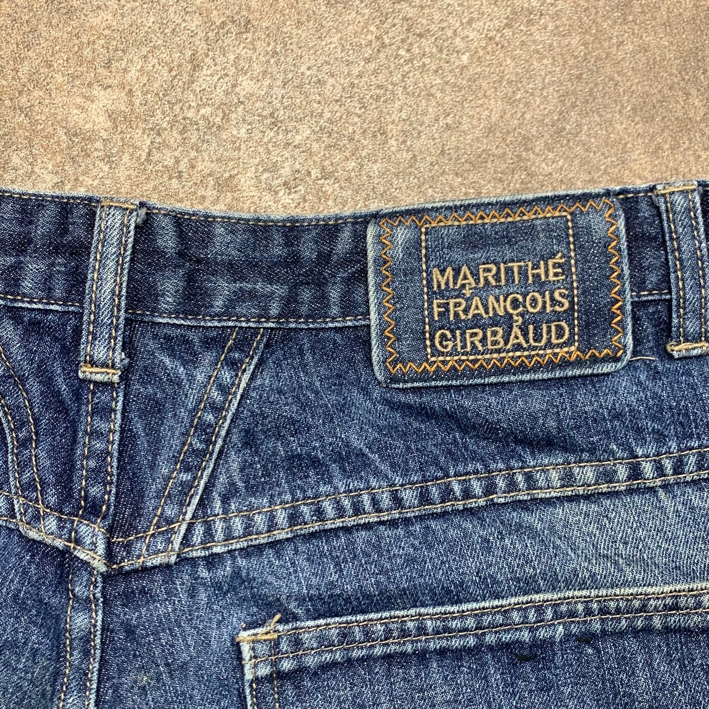 Marithé et François Girbaud 00s baggy navy jorts