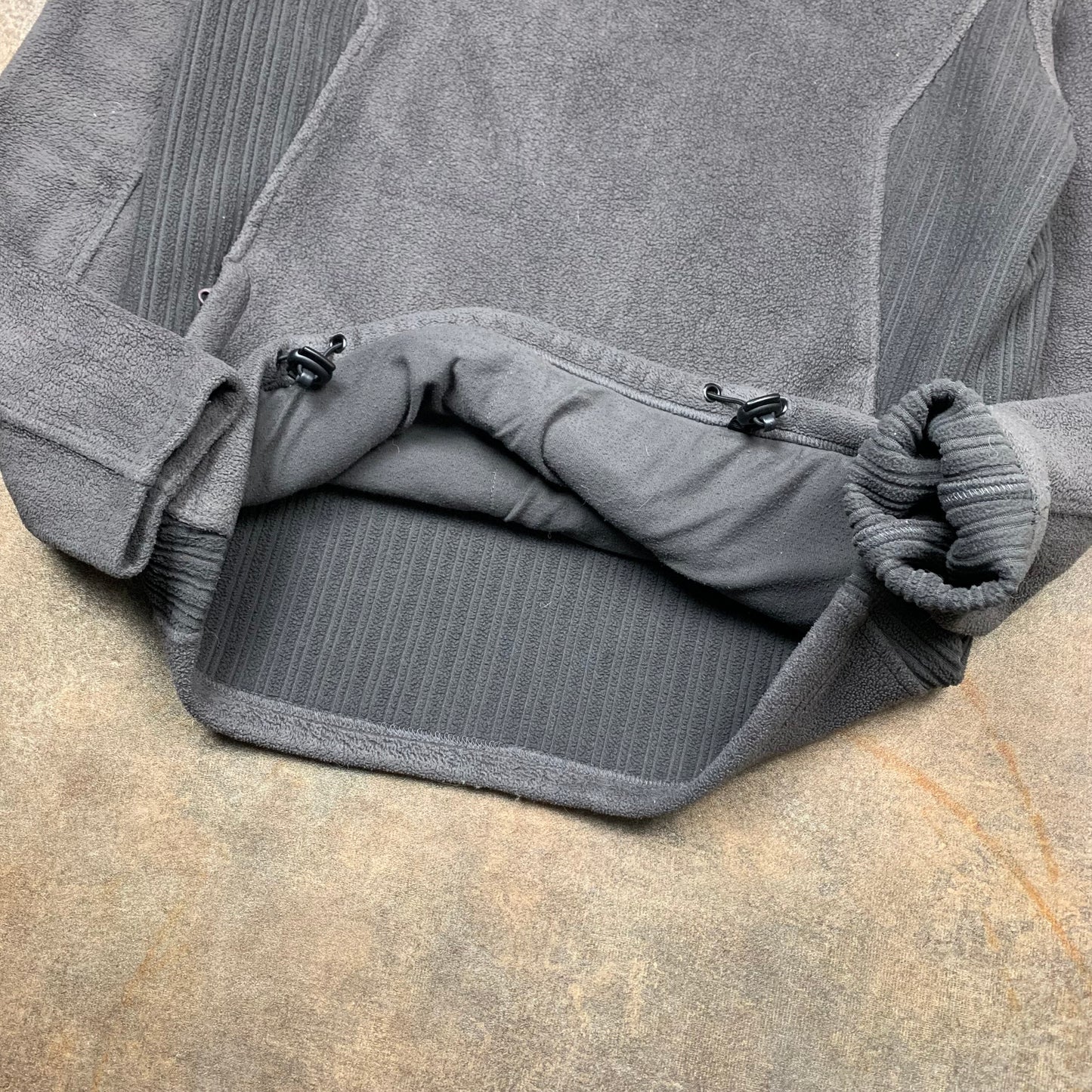 Oxbow 00s grey-brown quarter zip (M)