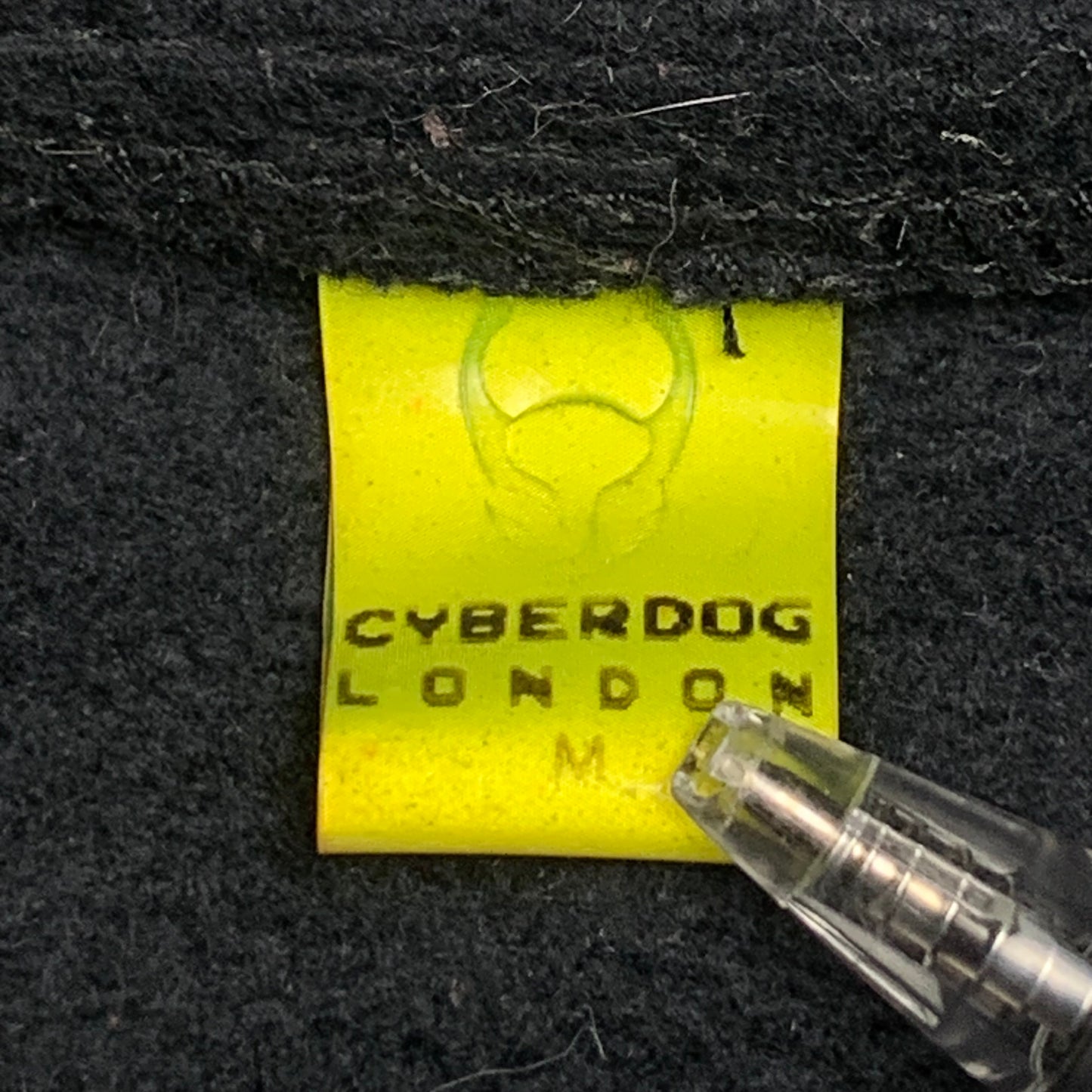 Cyberdog 90s puffer sleeve cropped black jacket