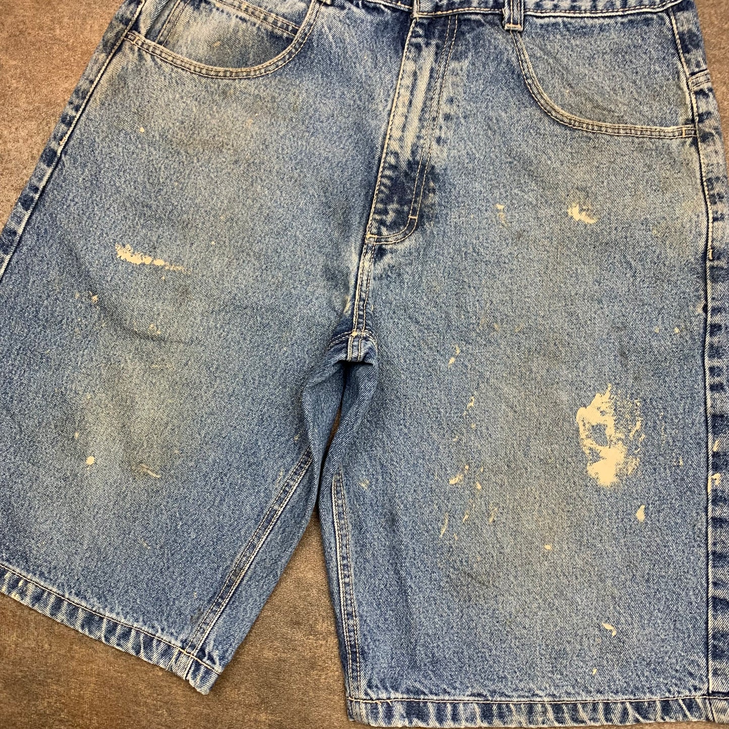 Southpole 00s blue baggy jorts