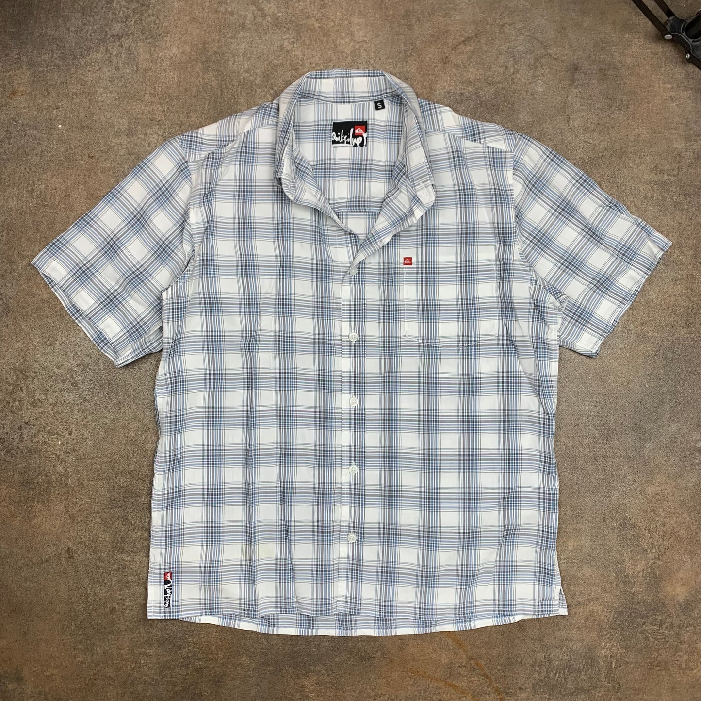 Quiksilver 00s plaid button shirt
