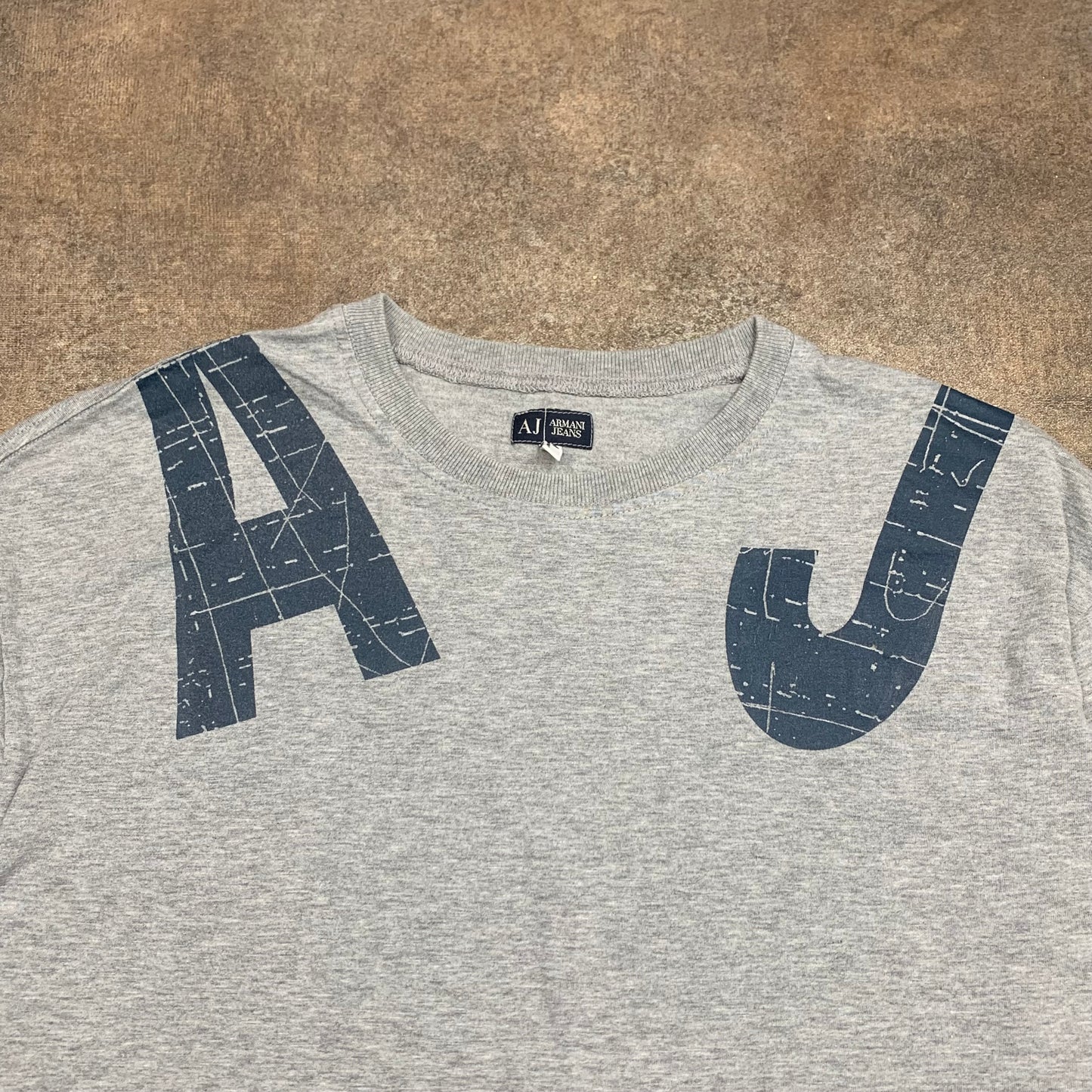 Armani Jeans 00s grey long sleeve tee