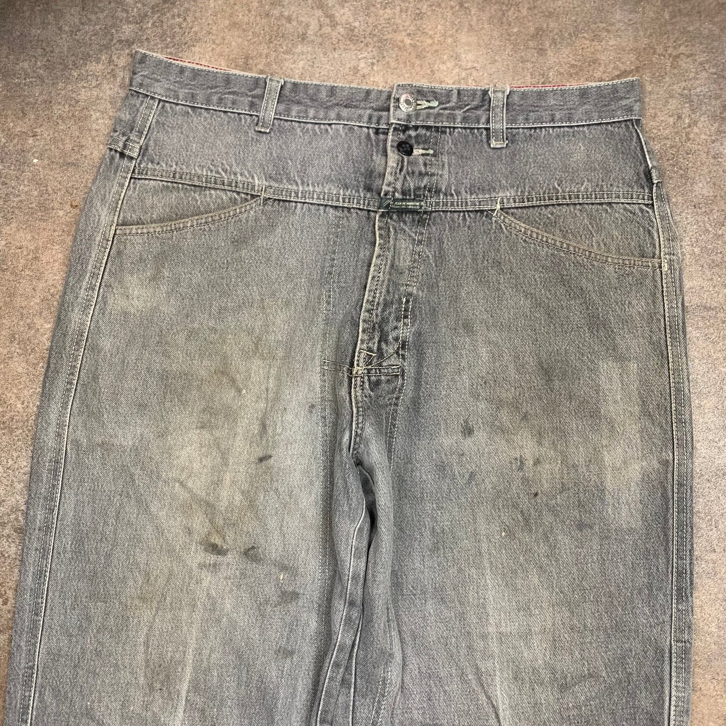 Marithé + François Girbaud 00s grey baggy jeans