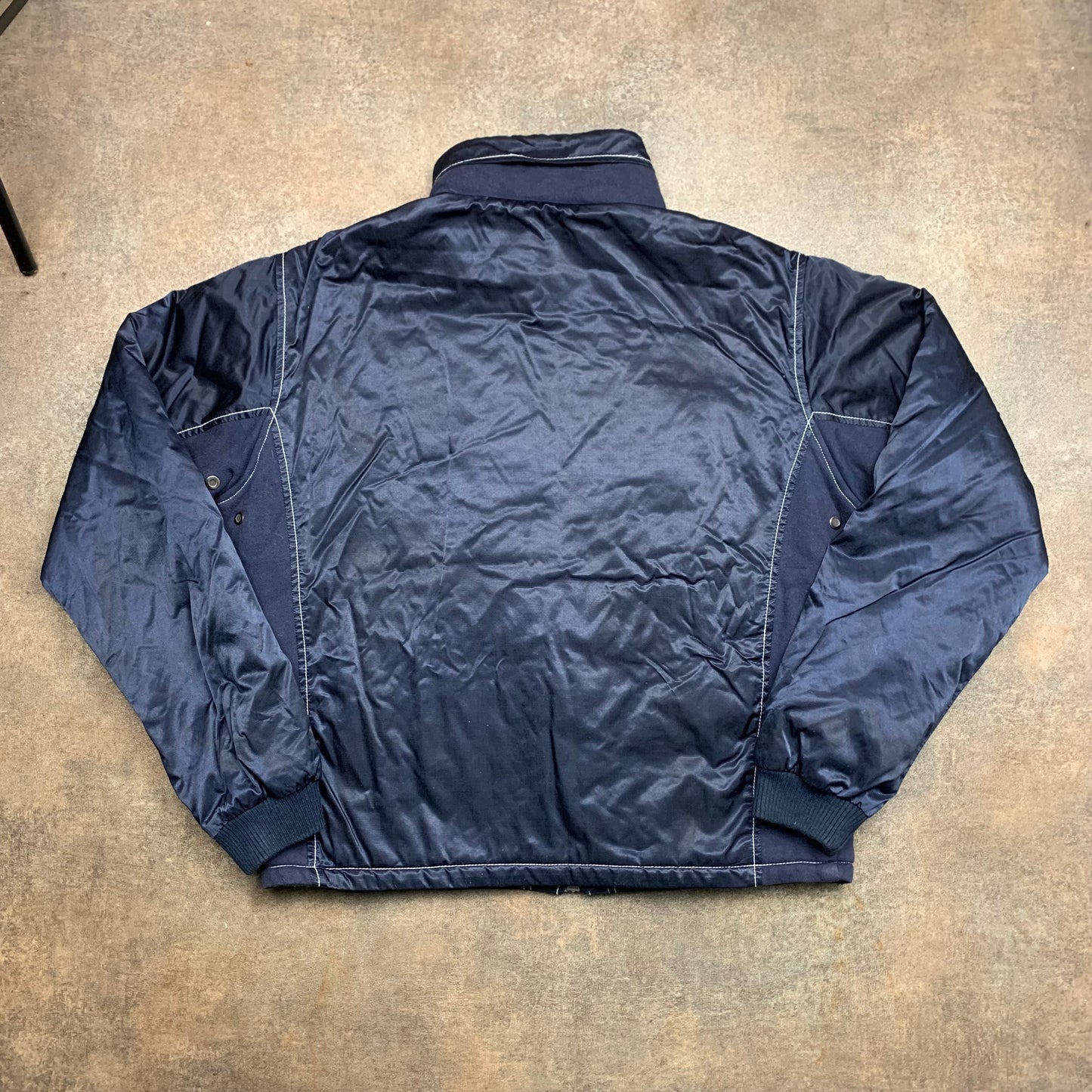 Armani Jeans 00s navy boxy bomber jacket