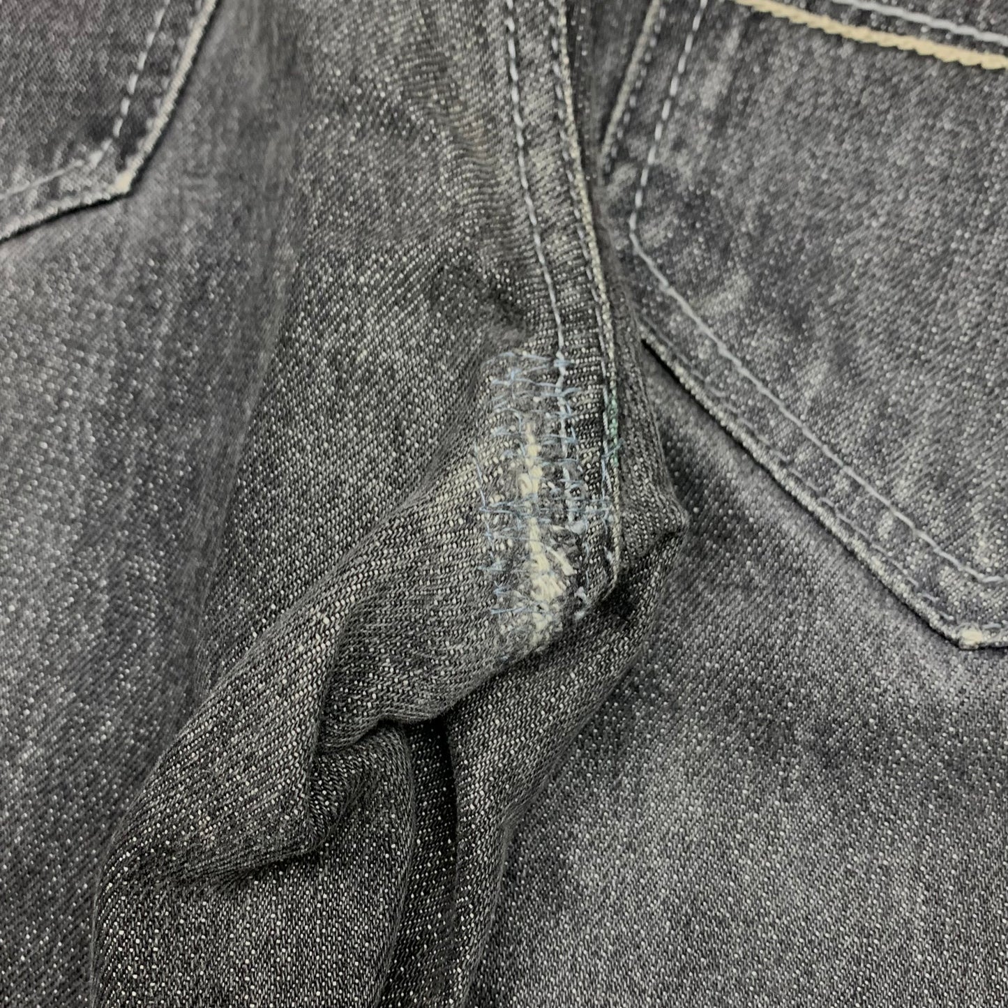 Avirex 00s baggy grey grunge denim jeans