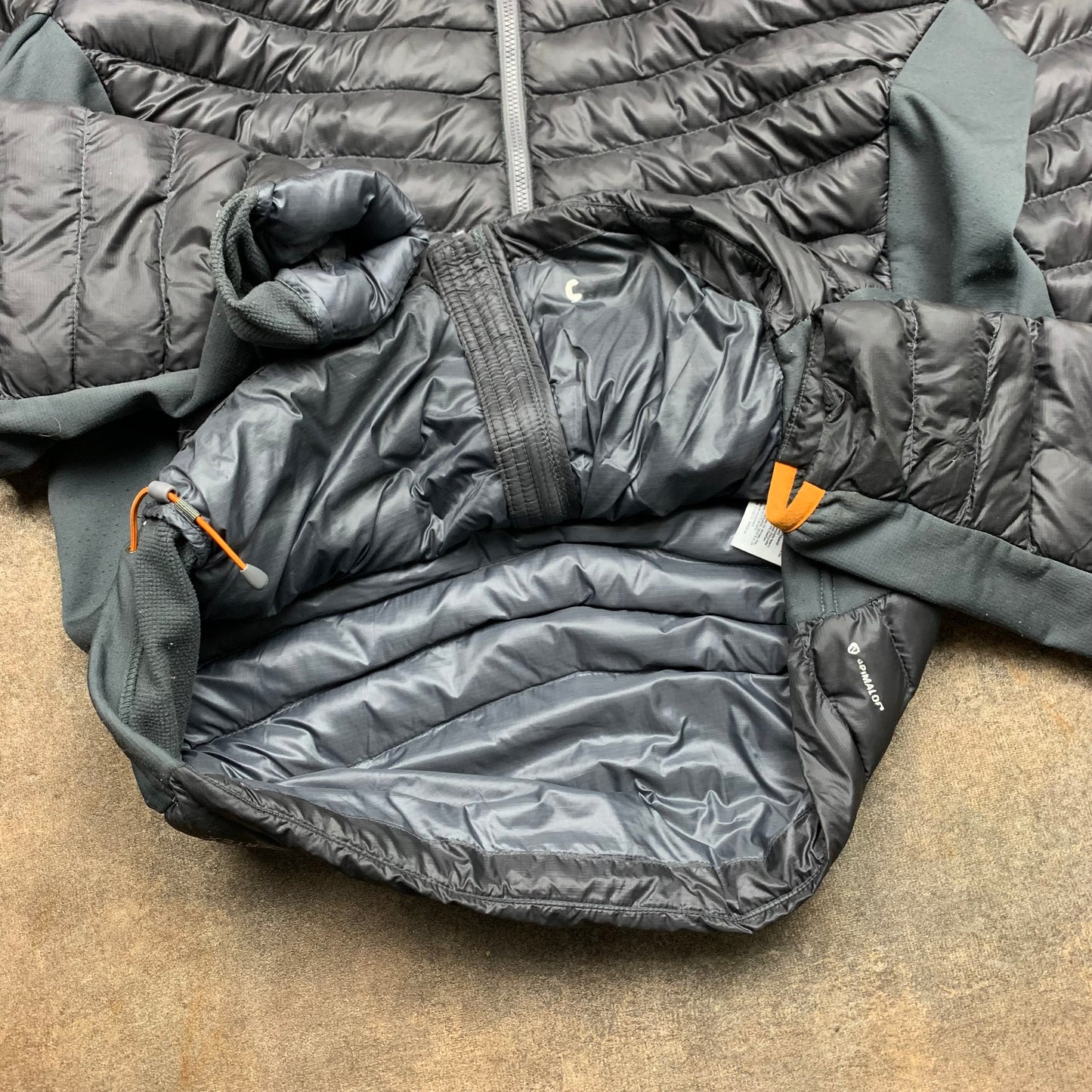 Rab Pertex Quantum grey puffer jacket