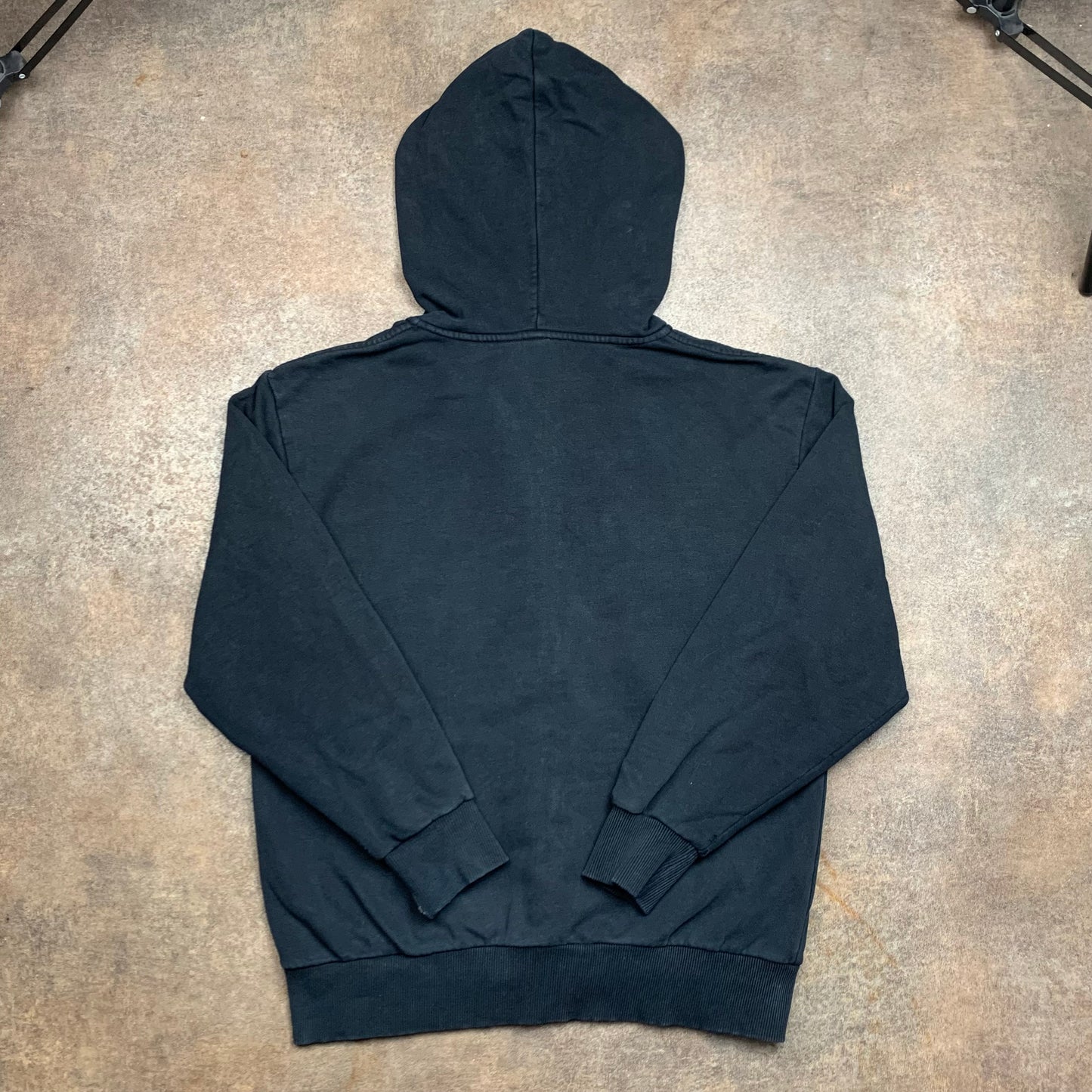 DC Shoes 00s black graphic boxy zip hoodie