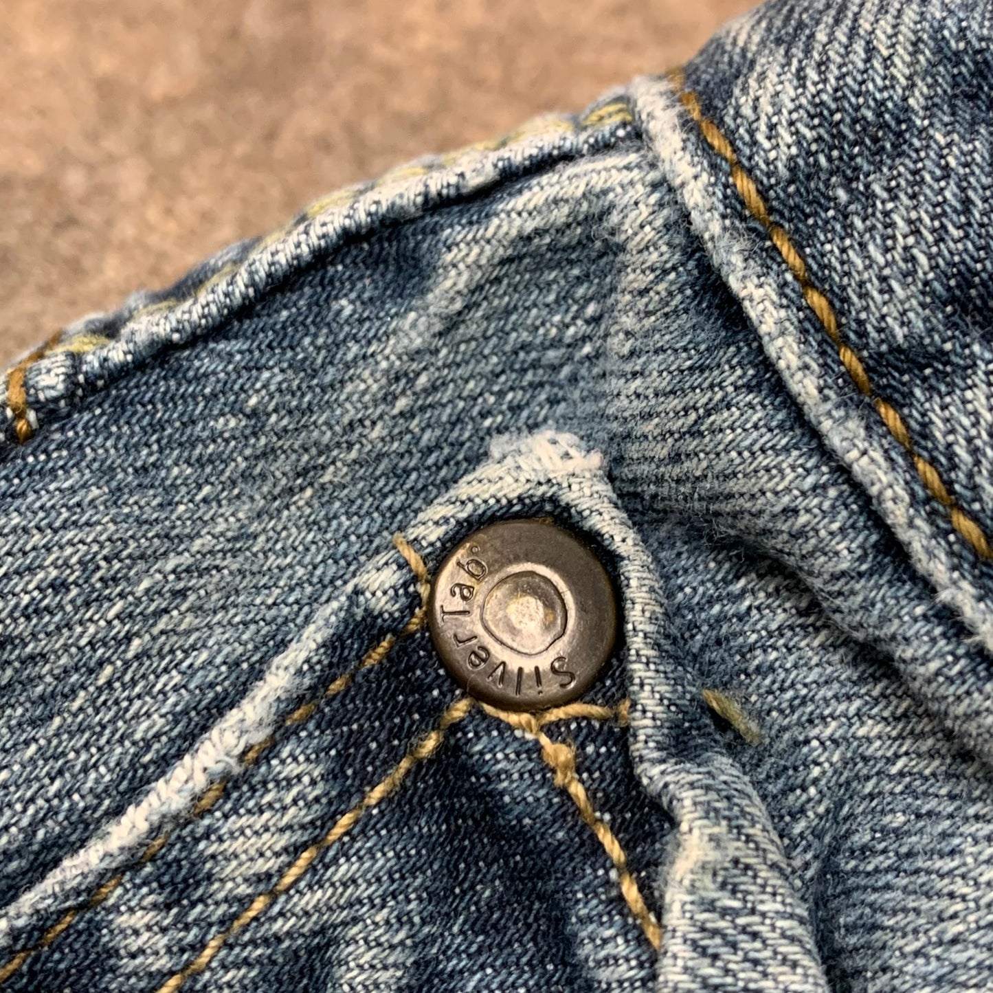 Levi's Silvertab 00s baggy blue jeans