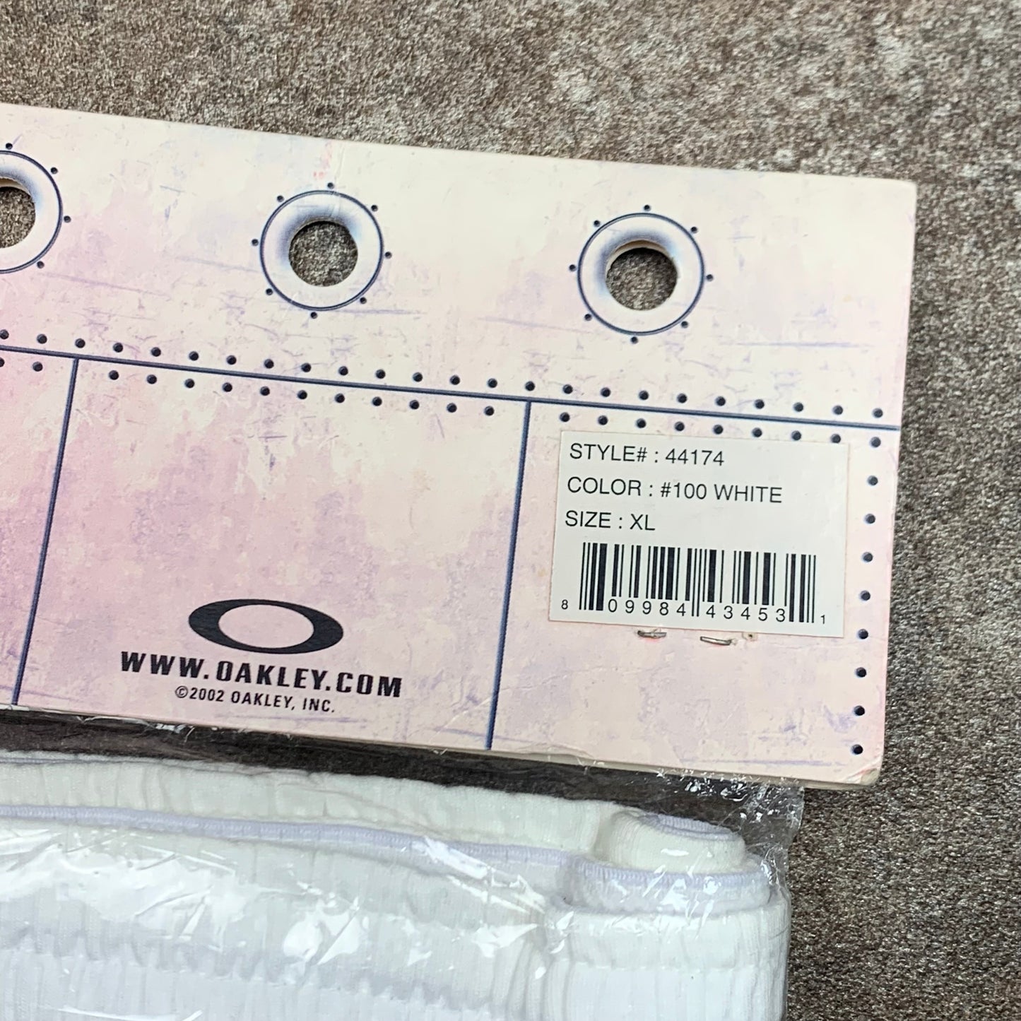 Oakley Software 00s deadstock white boxer pants