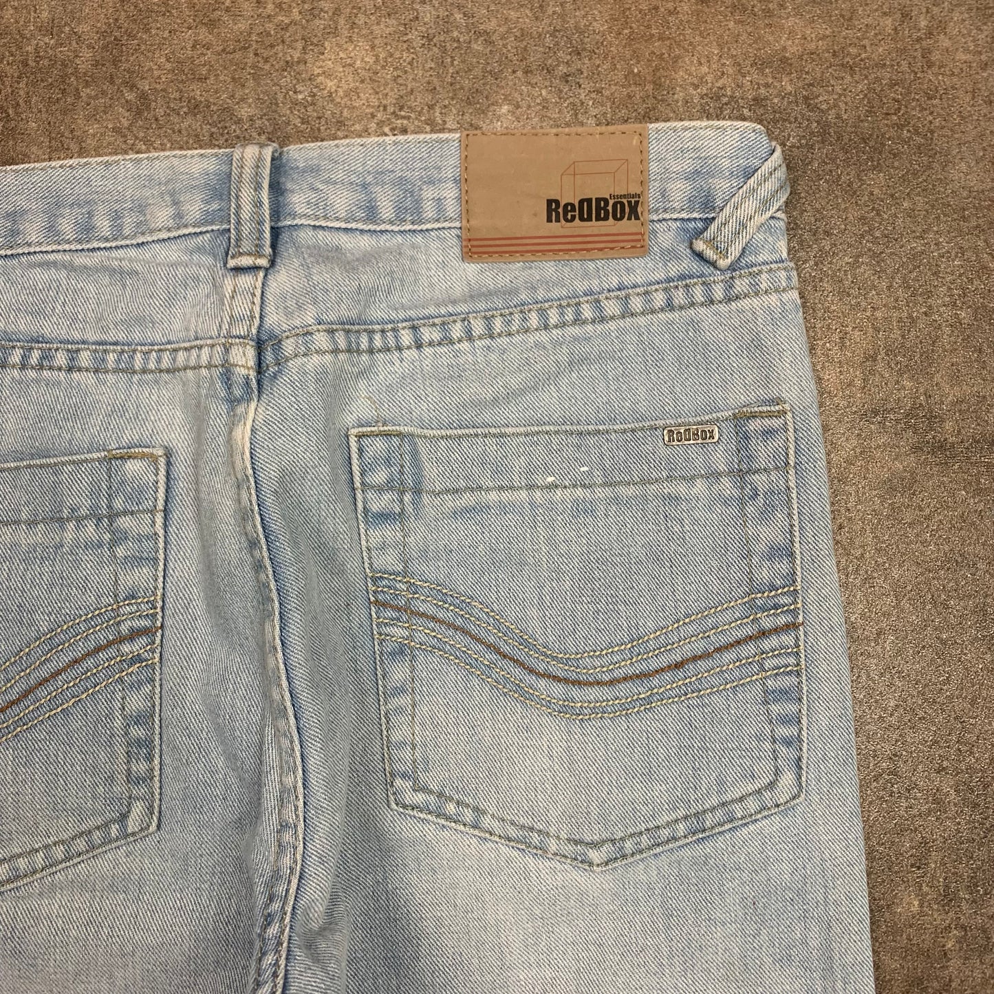 RedBox 00s baggy pale blue denim jeans