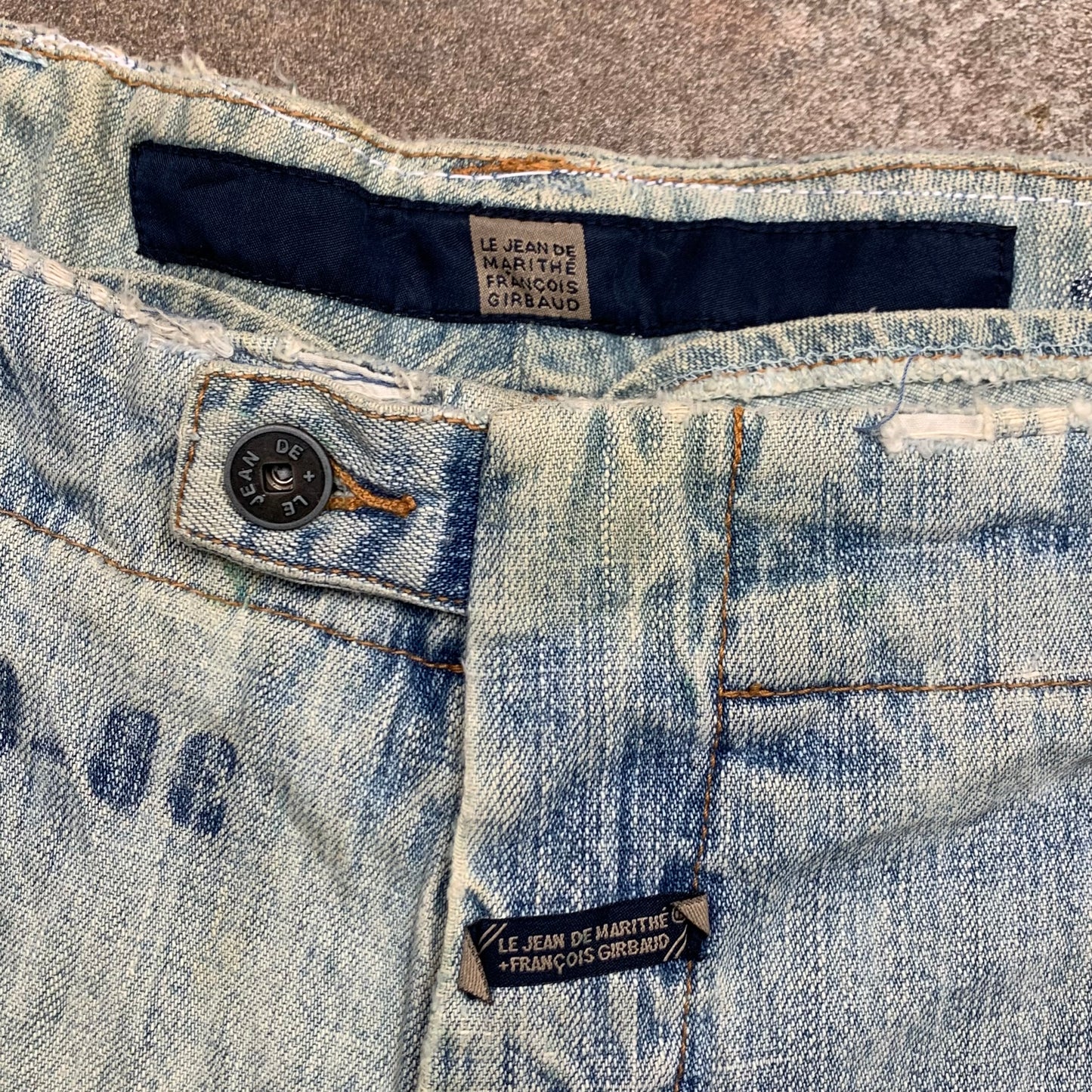 Marithé et François Girbaud 00s blue baggy jorts