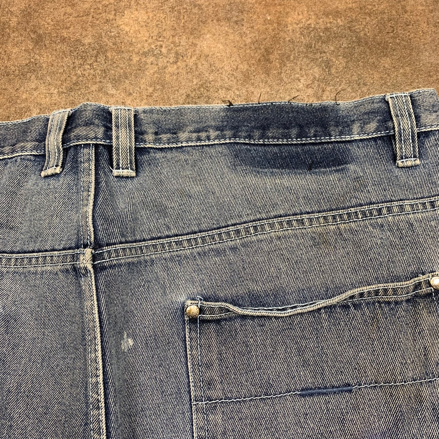 Southpole 90s blue baggy carpenter jorts