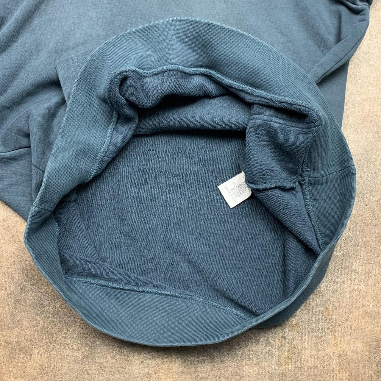 O'Neill 00s blue graphic boxy hoodie