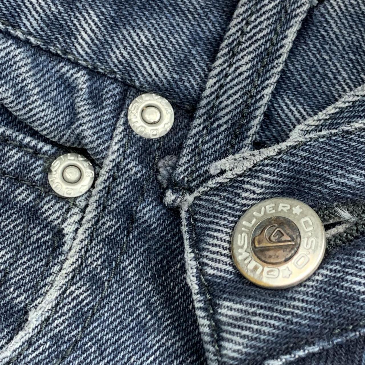 Quiksilver ‘92 baggy navy denim shorts