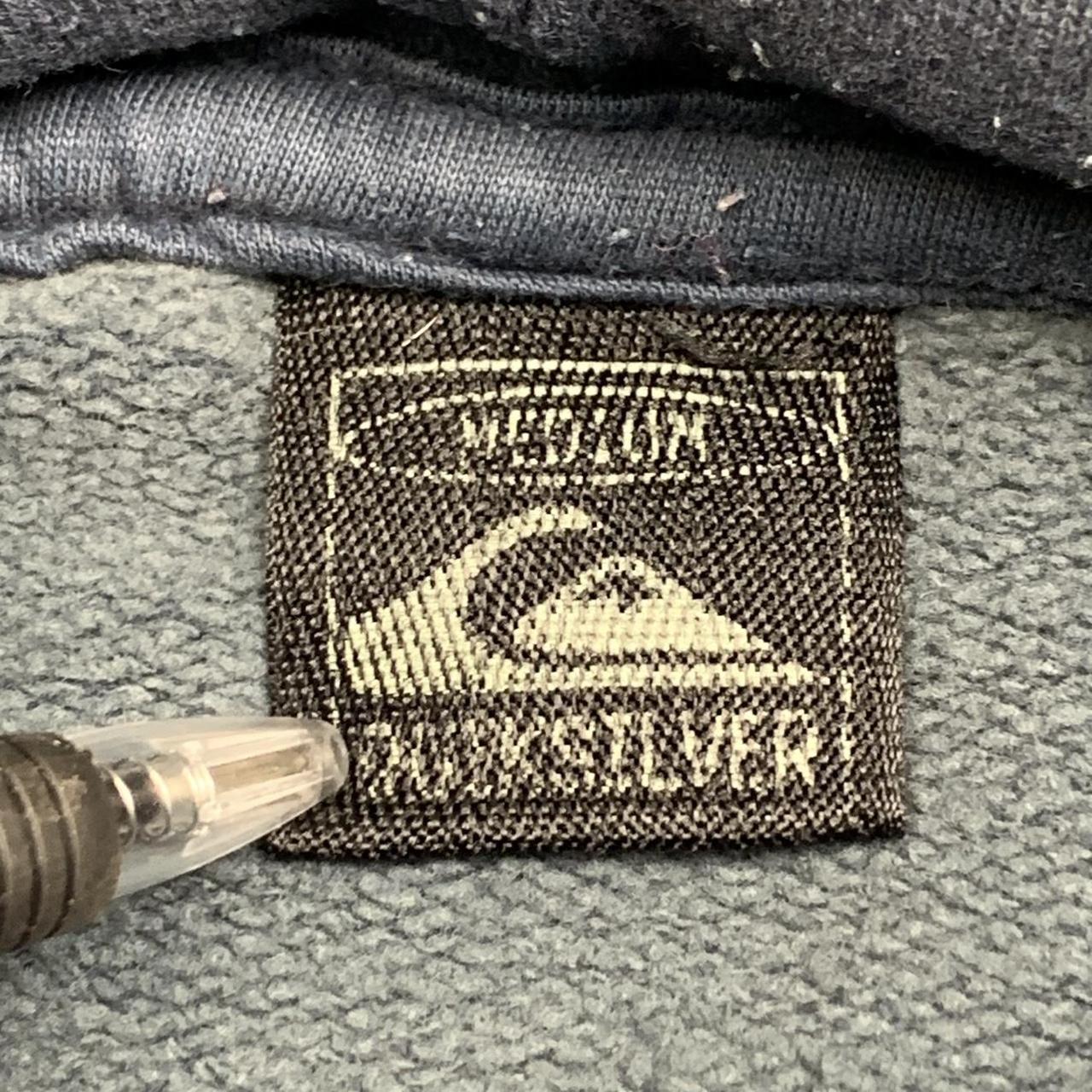 Quiksilver 90s blue graphic hoodie