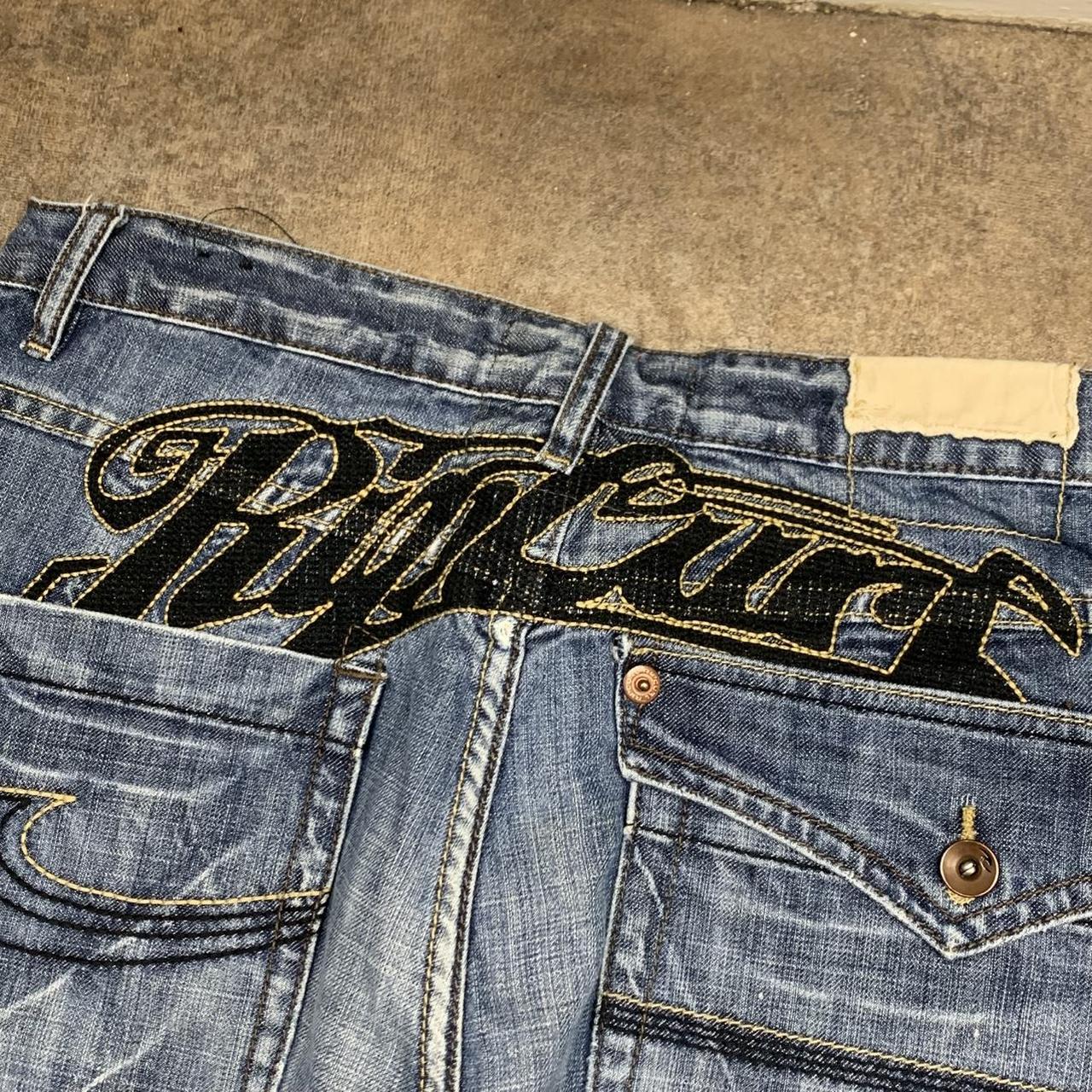 Rip Curl 00s graphic baggy jeans (36")